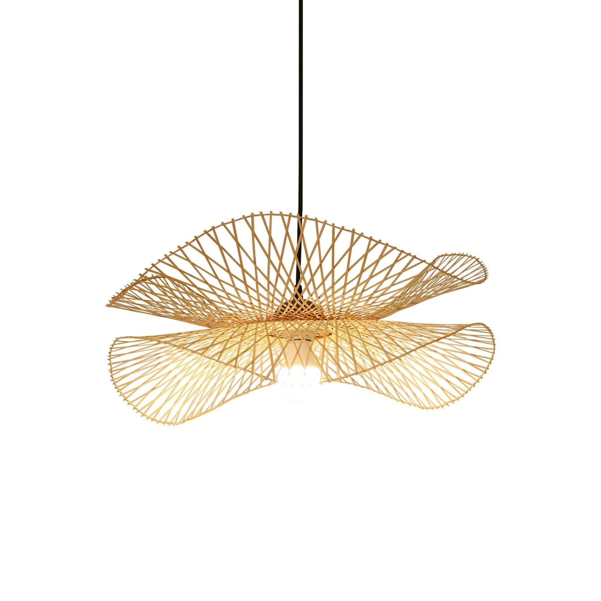 Bamboo Frame Pendant Lamp - Blowlighting