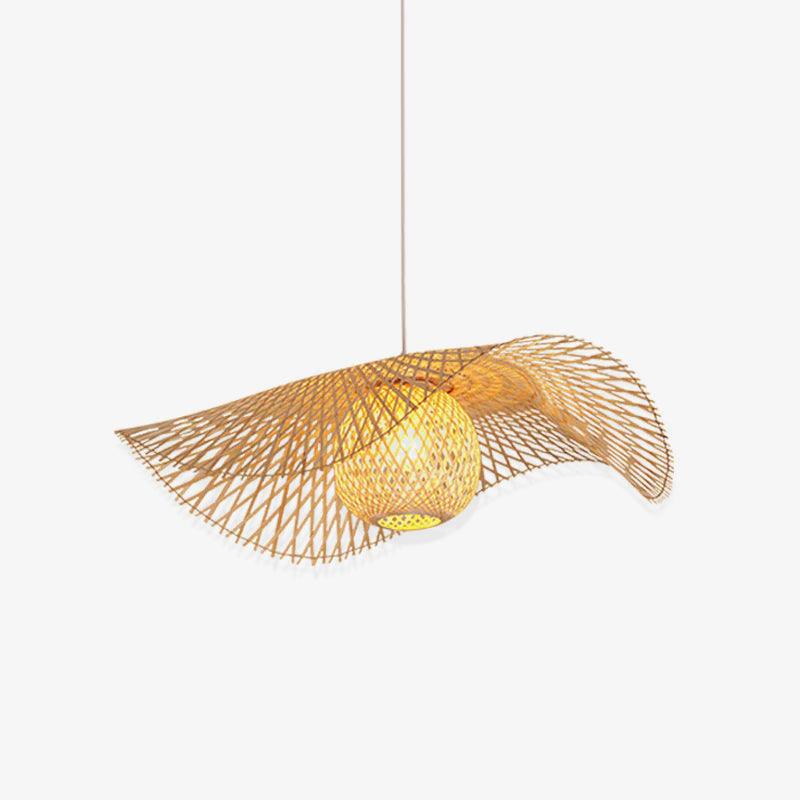 Bamboo Frame Pendant Lamp - Blowlighting