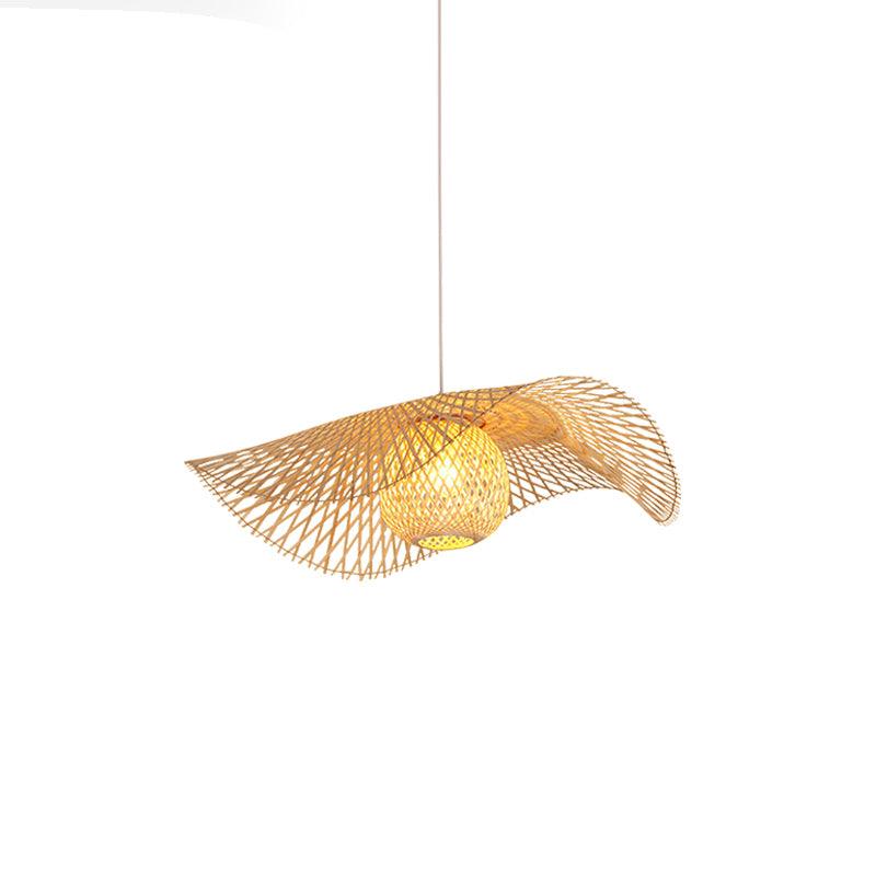 Bamboo Frame Pendant Lamp - Blowlighting
