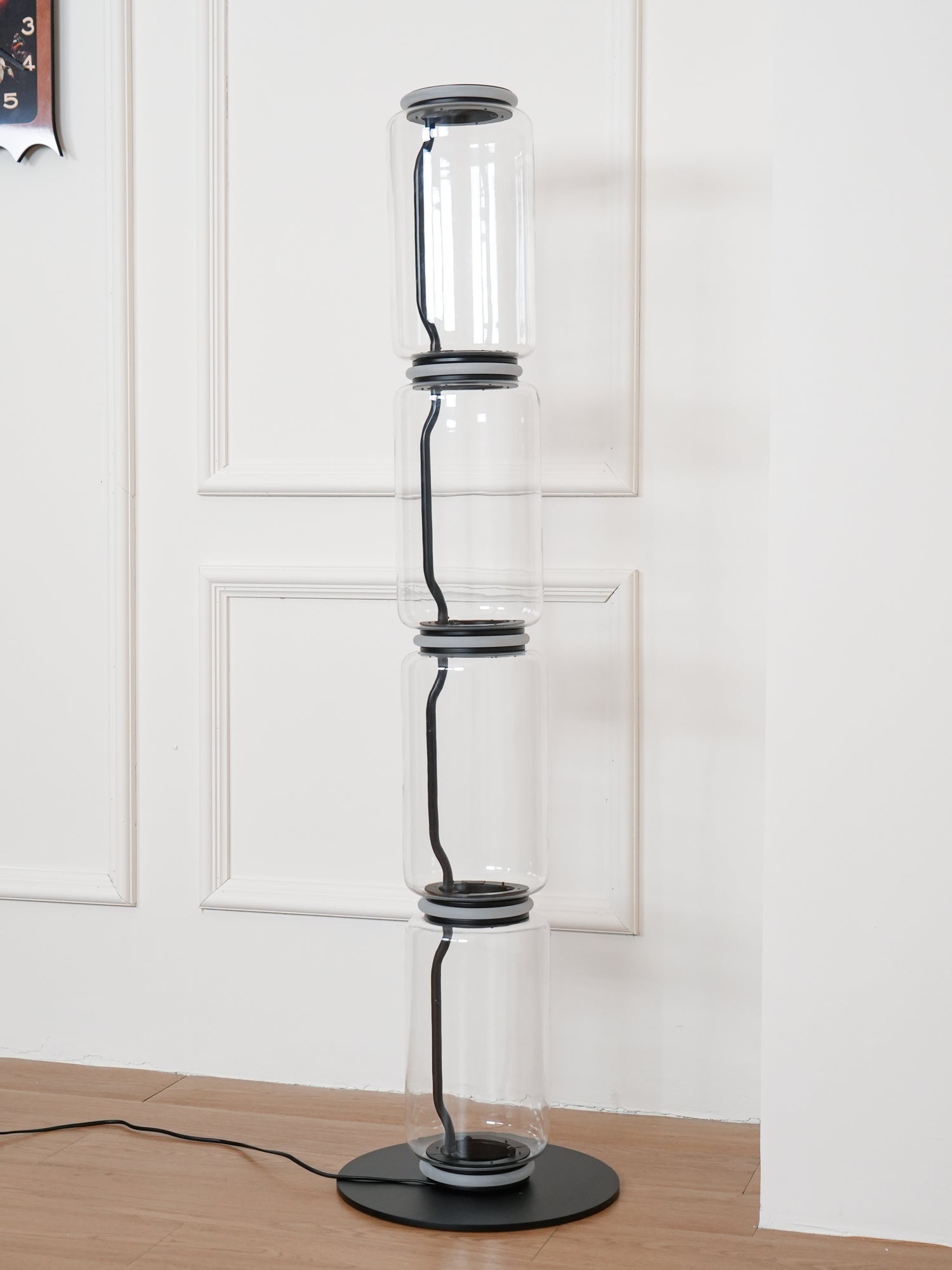 Bamboo Glass Floor Lamp - Blowlighting