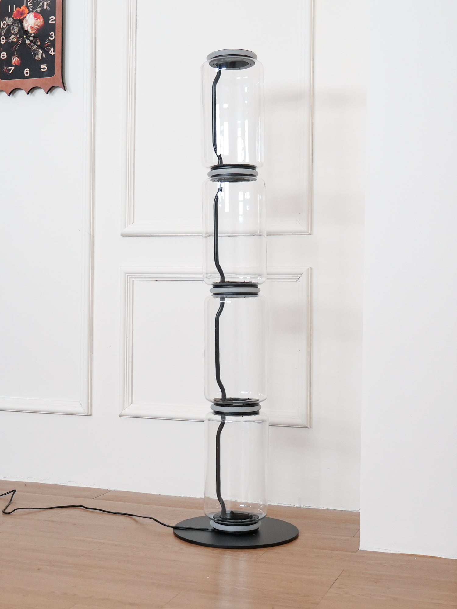 Bamboo Glass Floor Lamp - Blowlighting