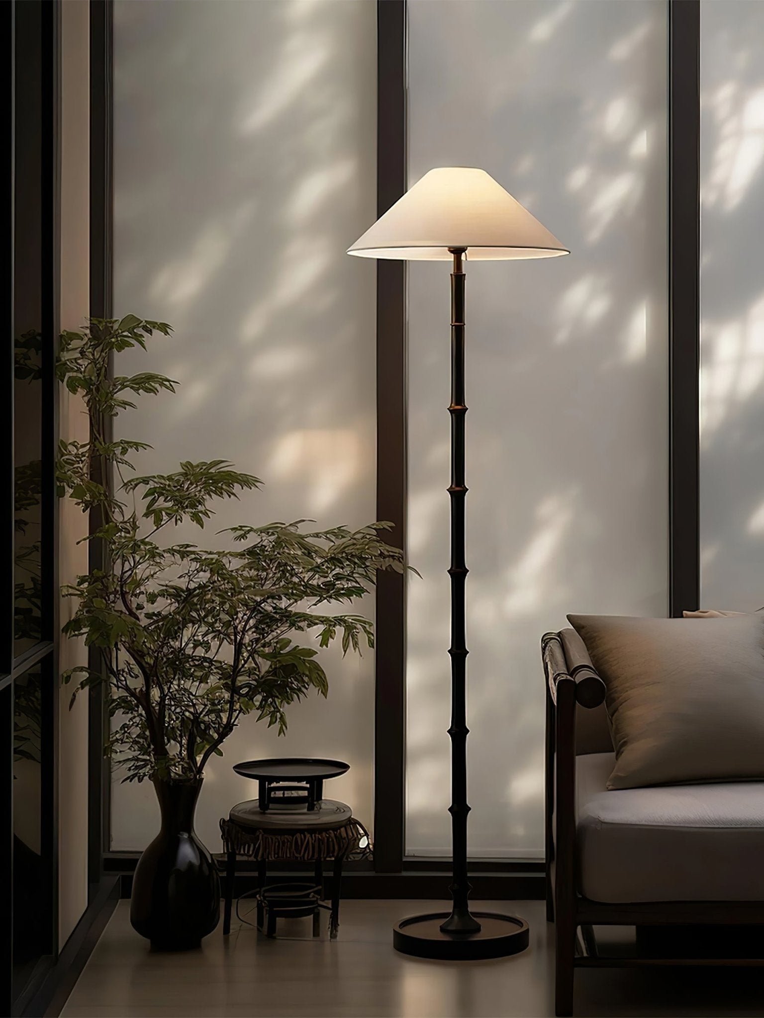 Bamboo Knot Floor Lamp - Blowlighting