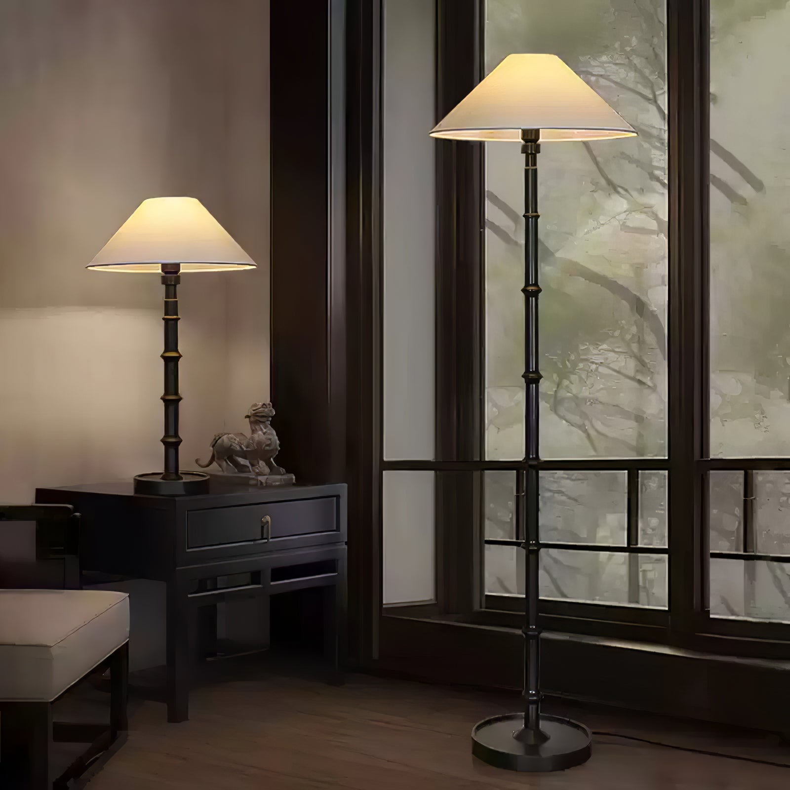 Bamboo Knot Floor Lamp - Blowlighting