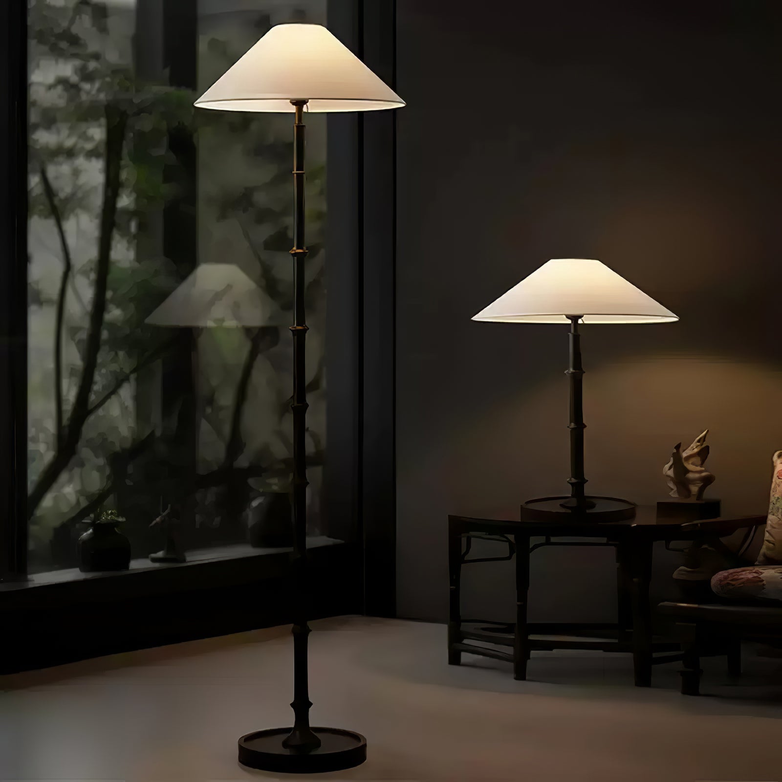 Bamboo Knot Floor Lamp - Blowlighting