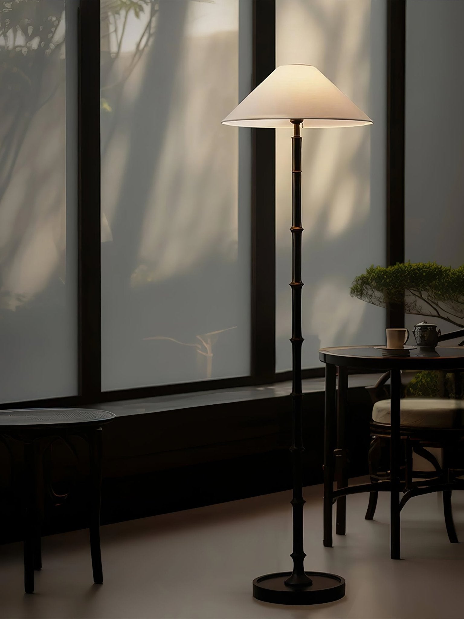 Bamboo Knot Floor Lamp - Blowlighting
