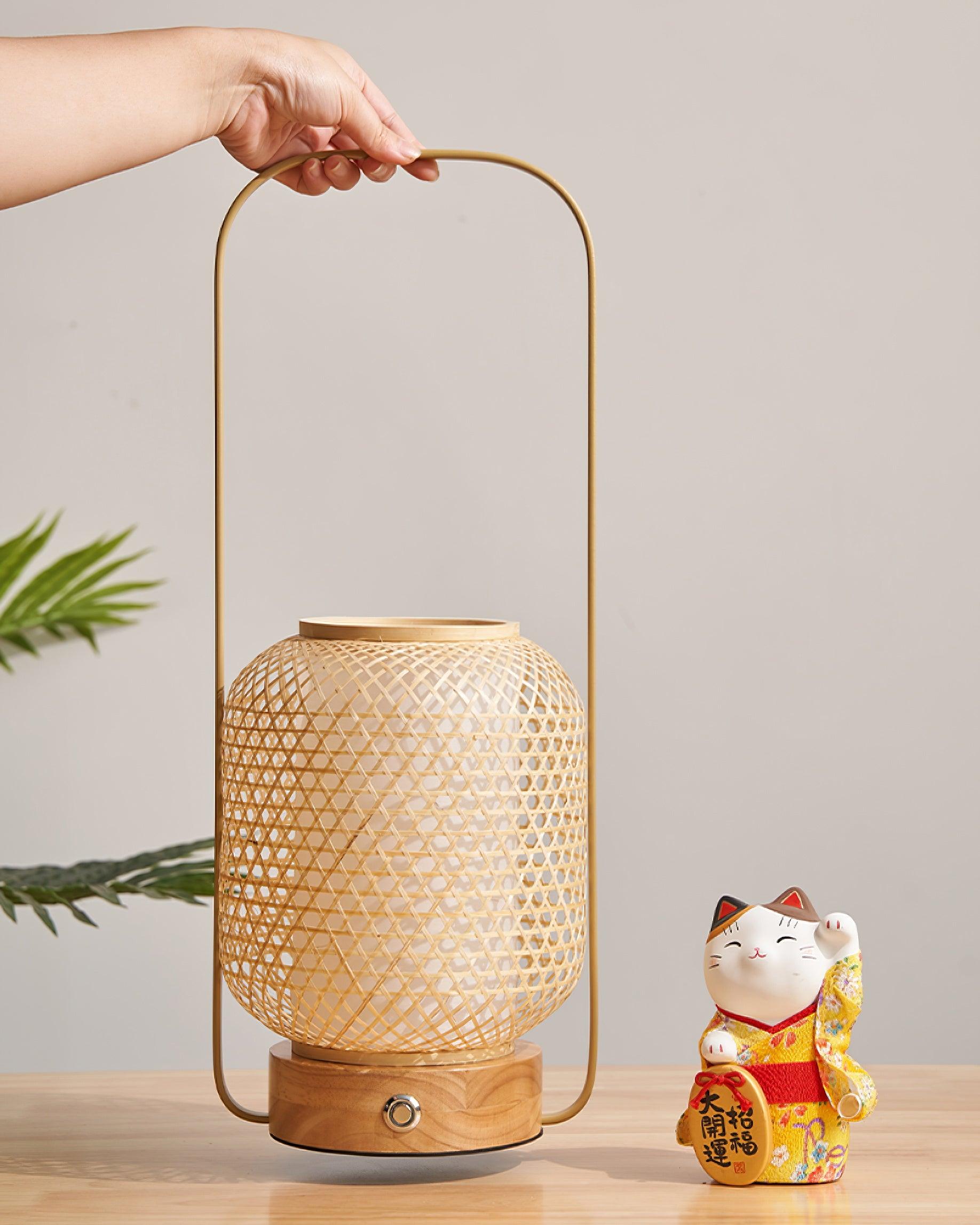 Bamboo Lantern Table Lamp - Blowlighting