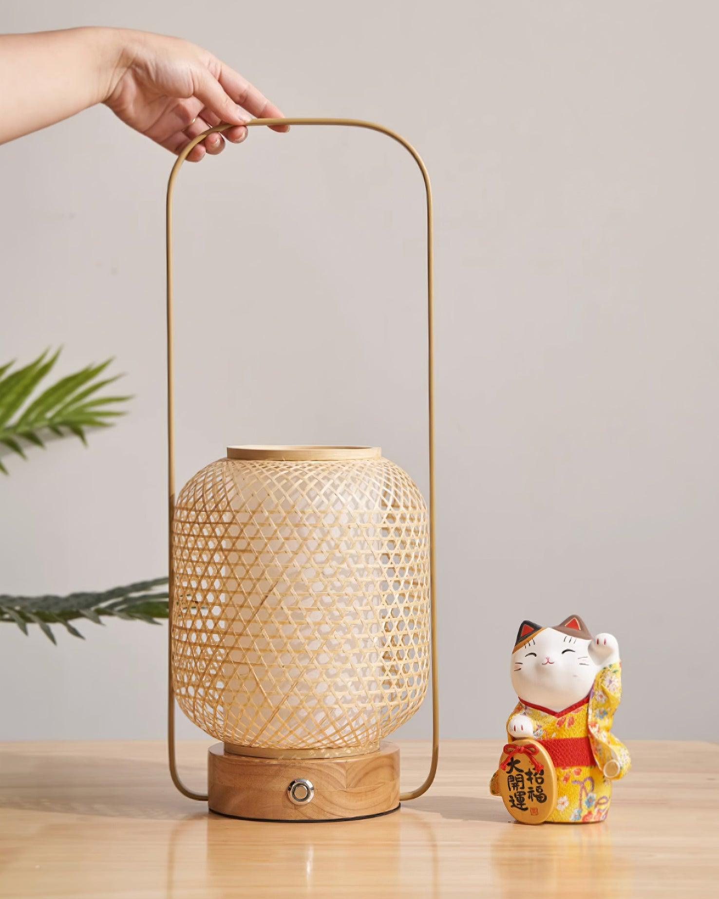 Bamboo Lantern Table Lamp - Blowlighting