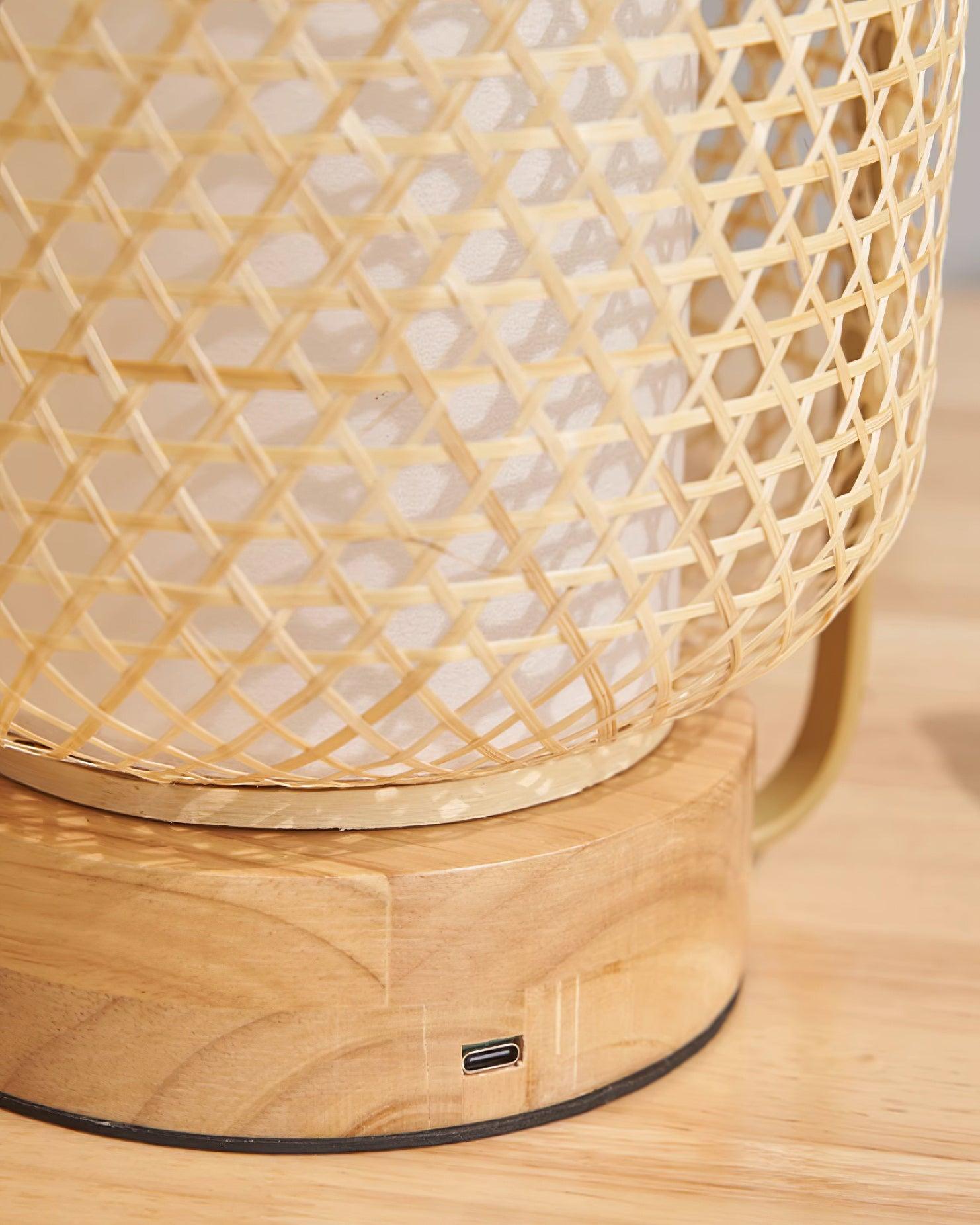 Bamboo Lantern Table Lamp - Blowlighting