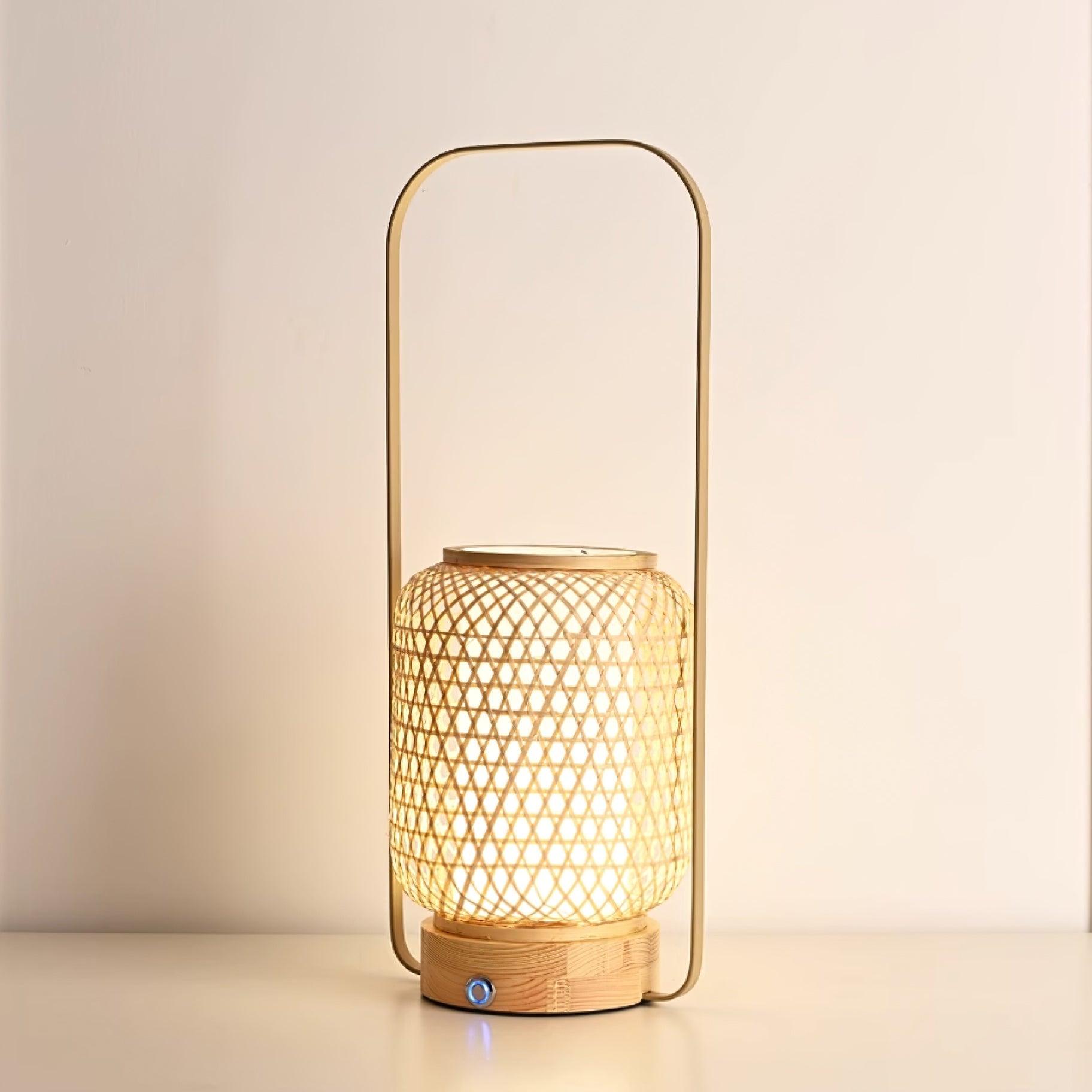 Bamboo Lantern Table Lamp - Blowlighting