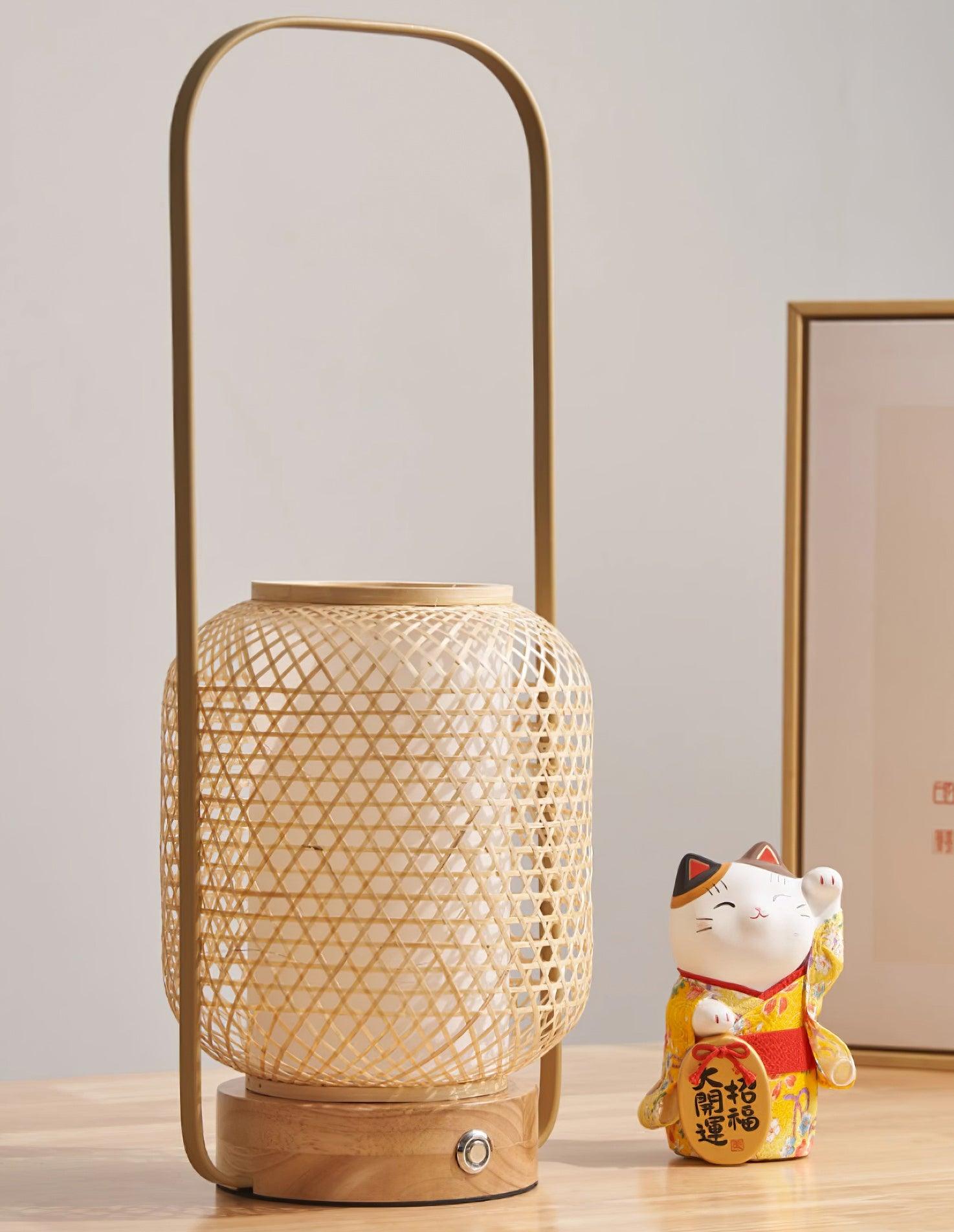 Bamboo Lantern Table Lamp - Blowlighting