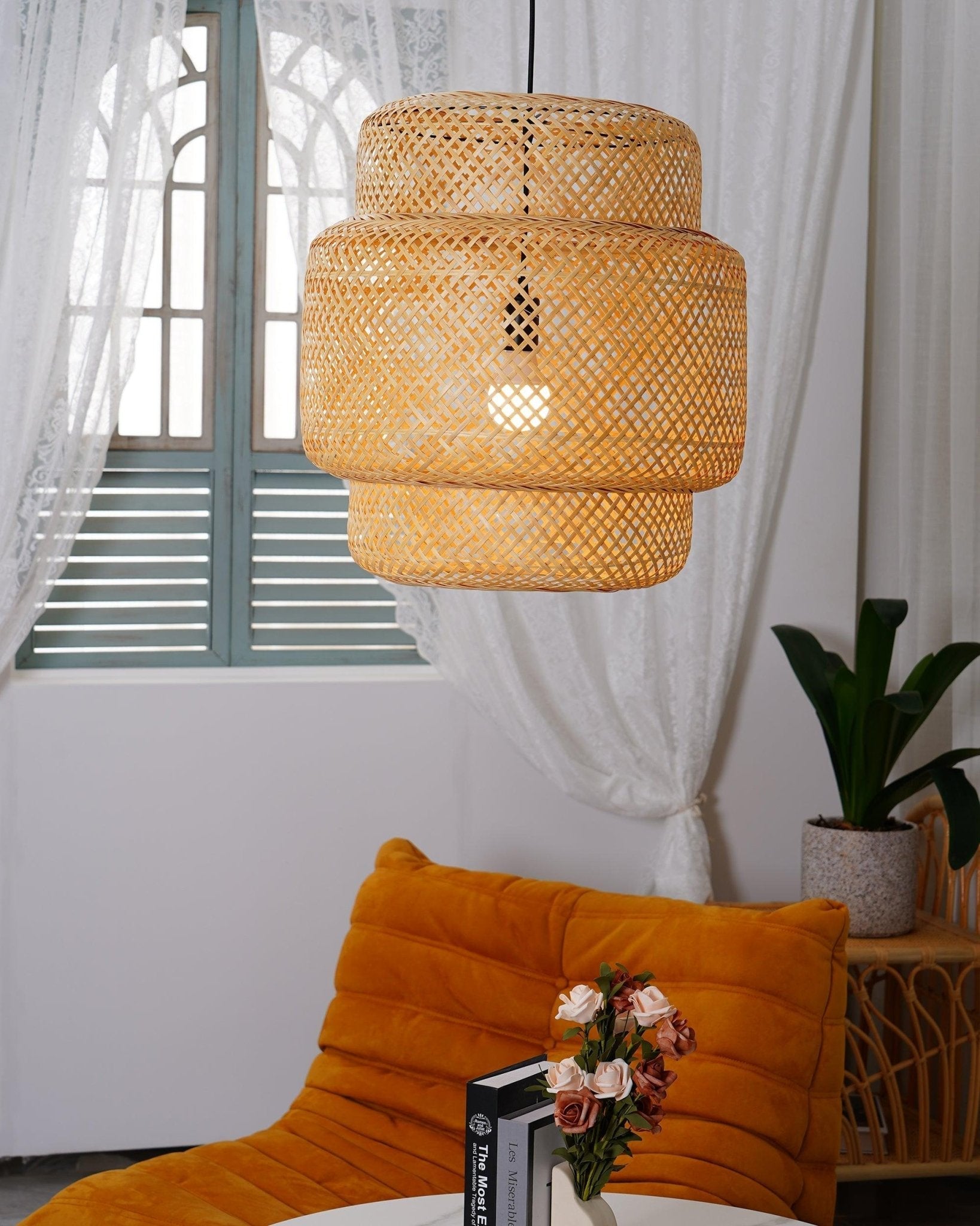 Bamboo Pendant Light - Blowlighting