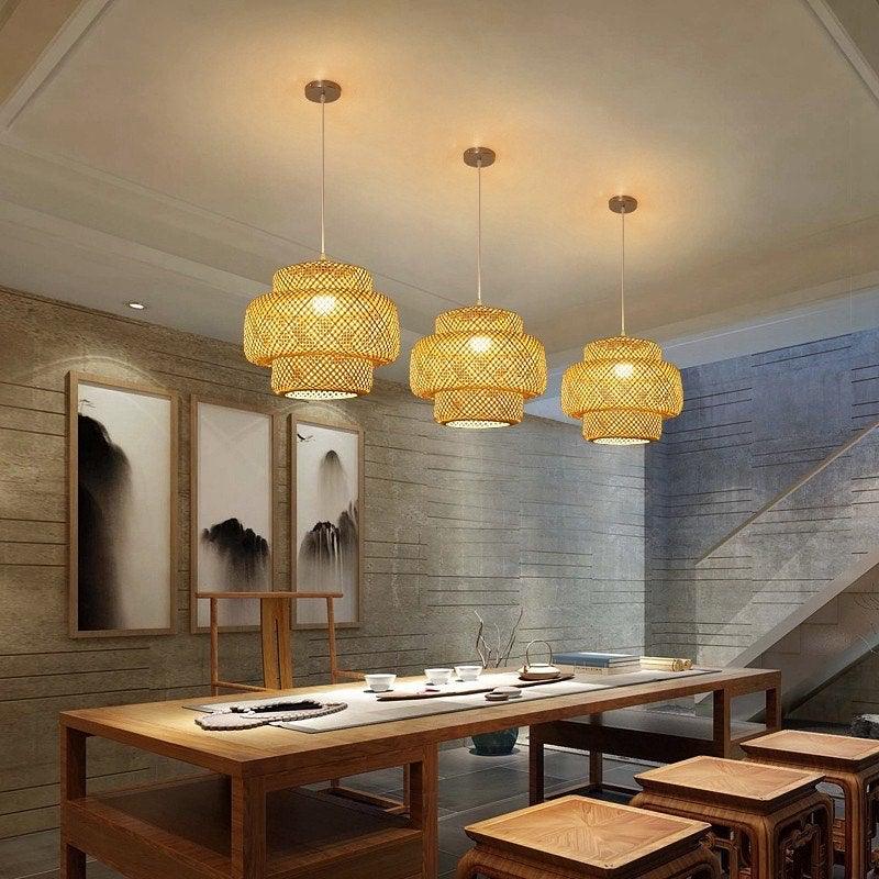 Bamboo Pendant Light - Blowlighting