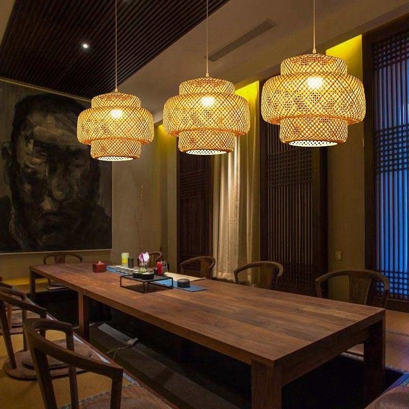 Bamboo Pendant Light - Blowlighting