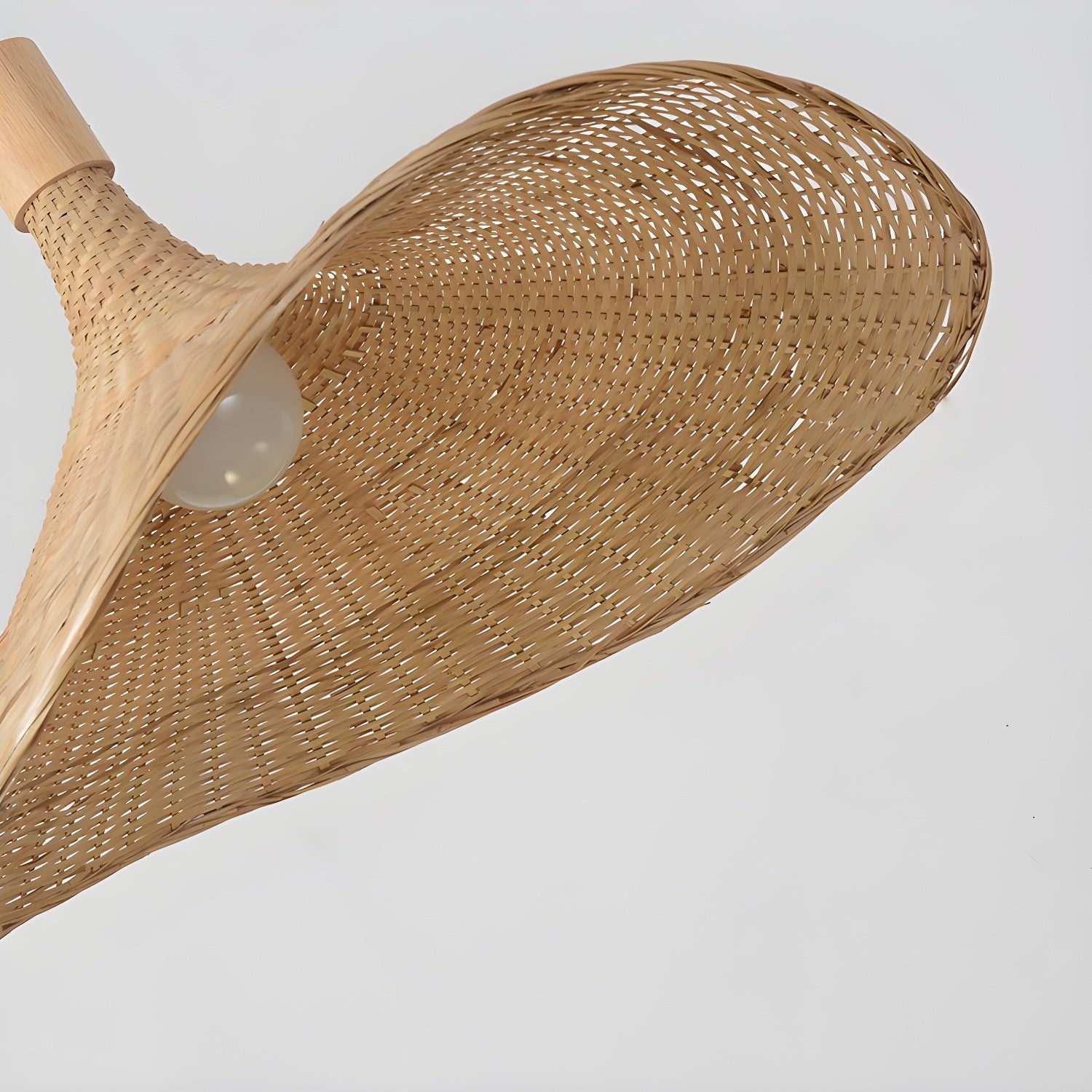 Rattan Weave Hat Pendant Light - Blowlighting