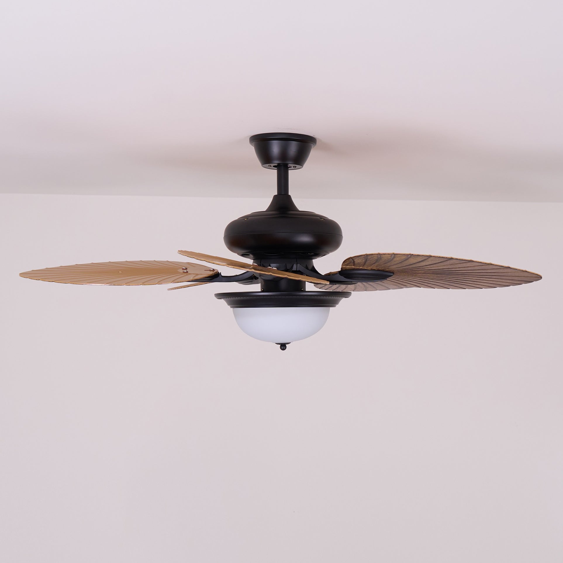 Alora Tropical Wood Ceiling Fan Light - Blowlighting