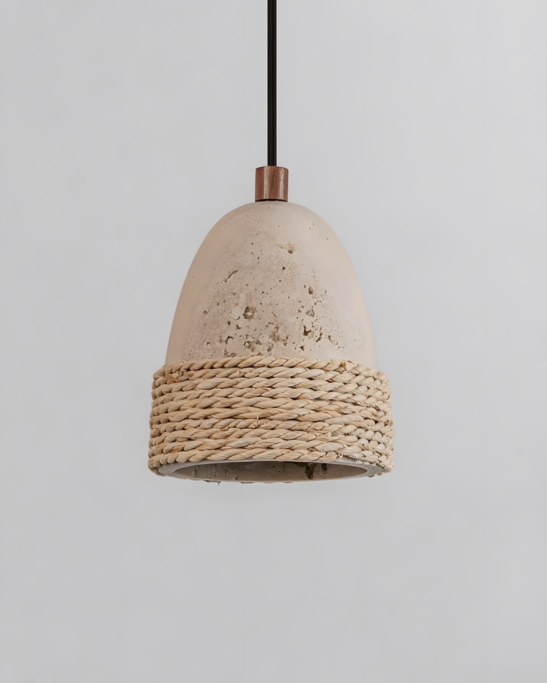 Baskra Wabi-Sabi Travertine Pendant Light