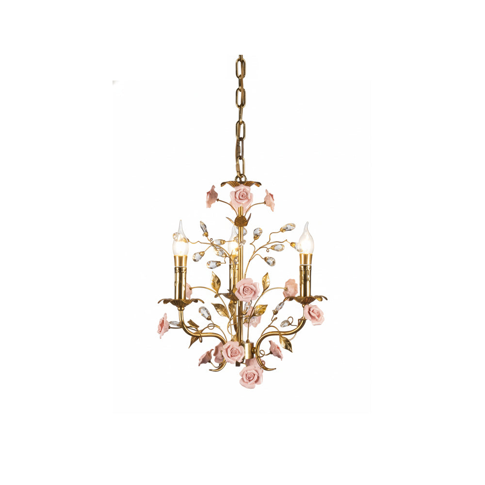 Bassano Floral Ceramics Chandelier