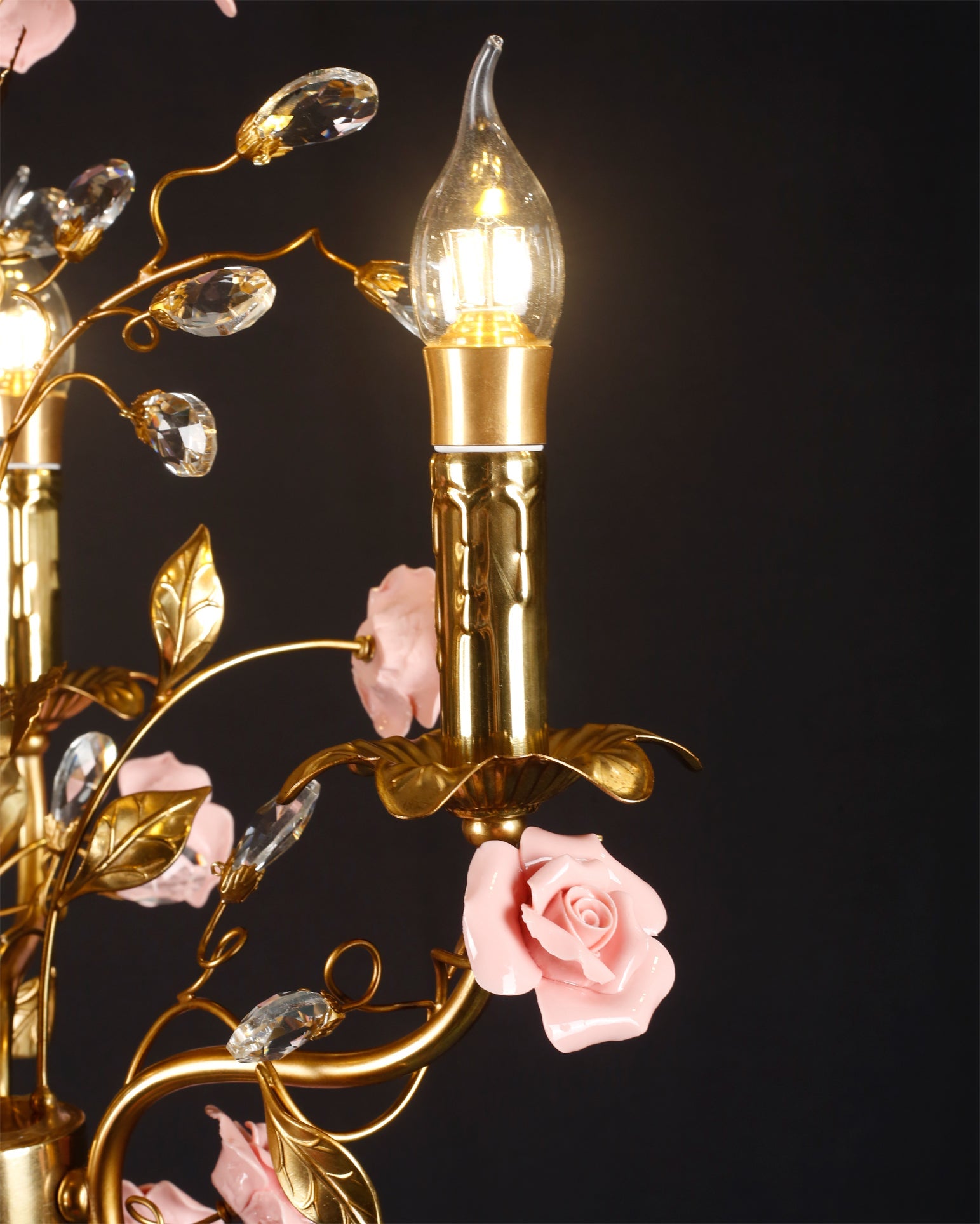Bassano Floral Ceramics Chandelier