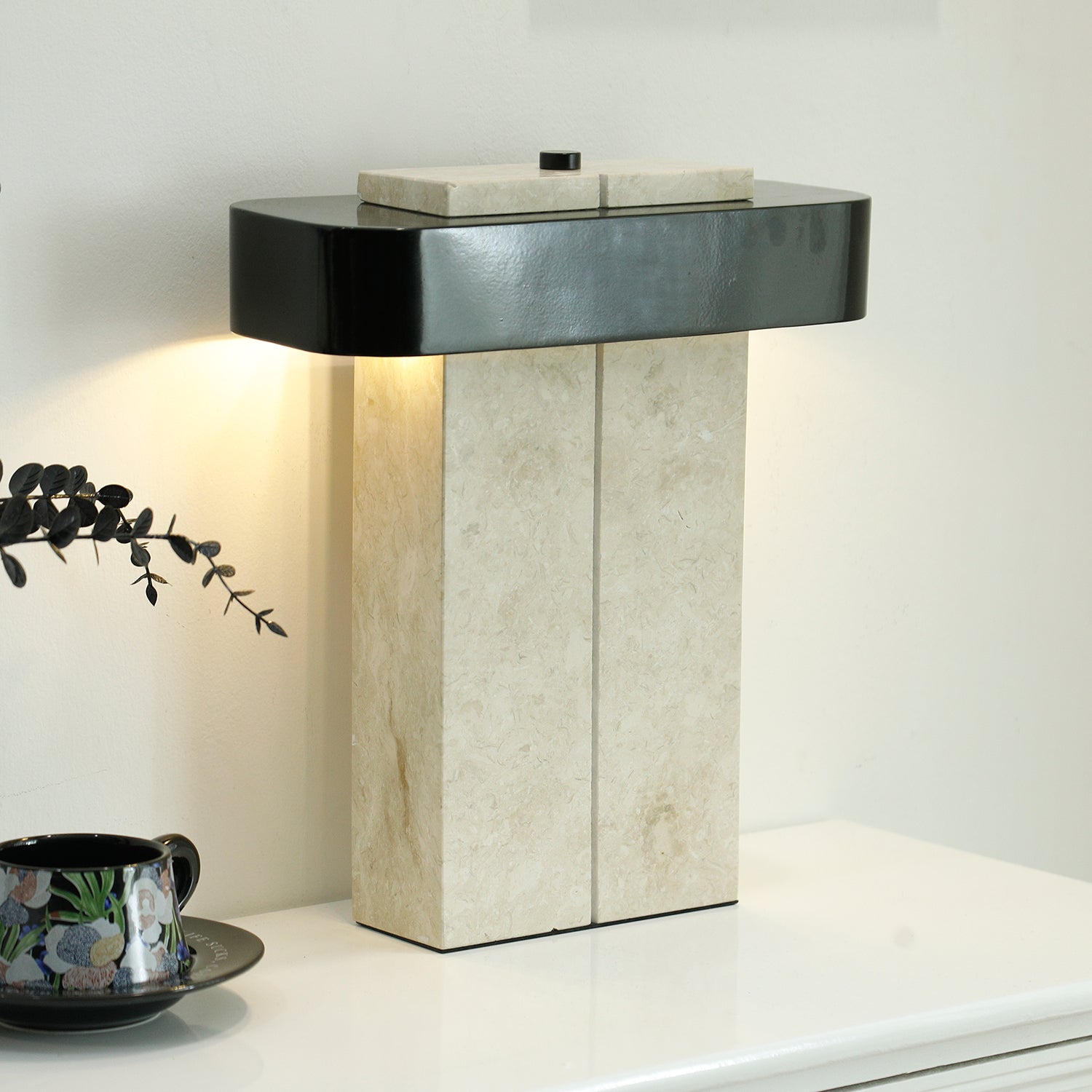 Bastion Marble Table Lamp - Blowlighting