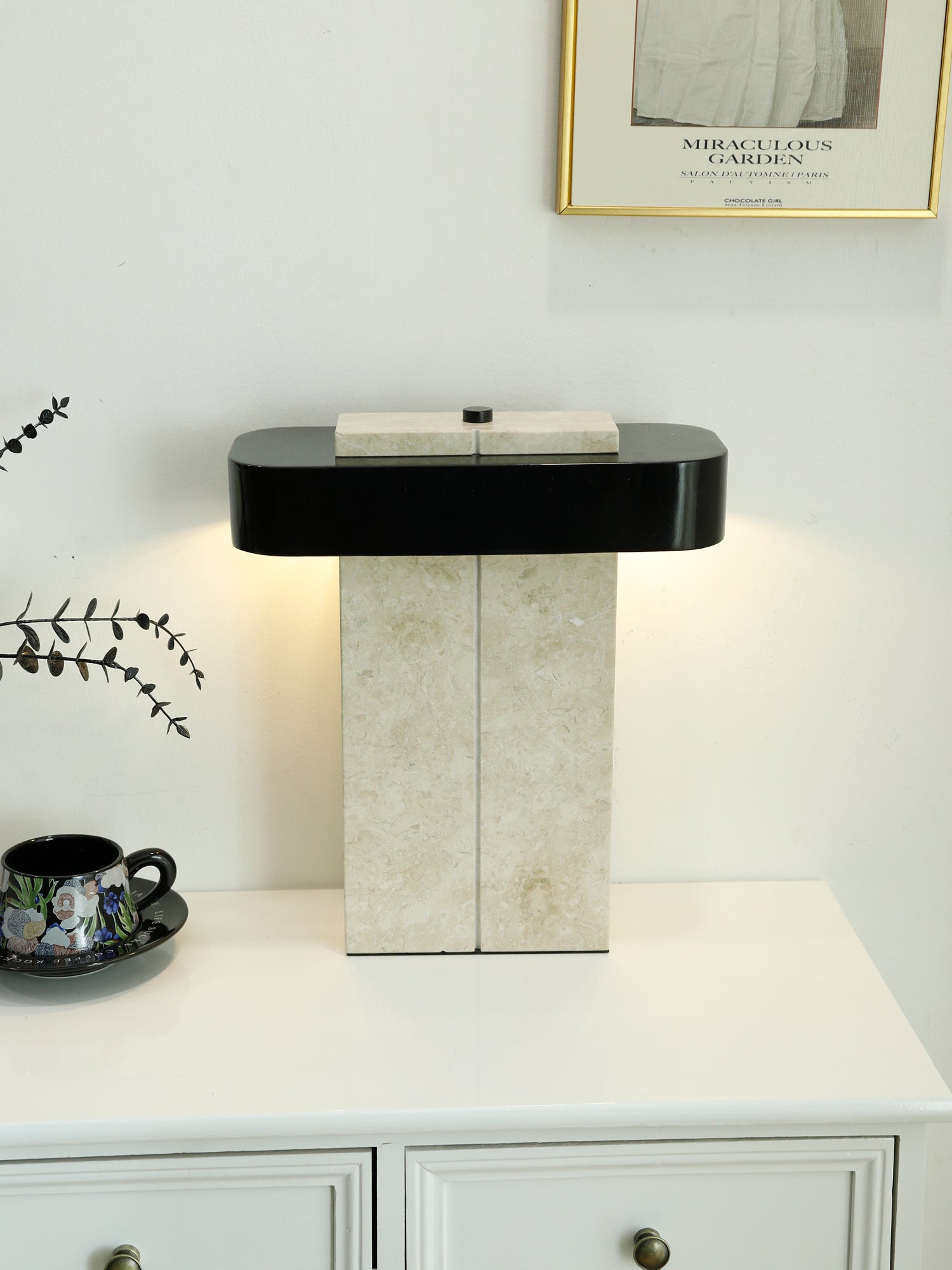 Bastion Marble Table Lamp - Blowlighting