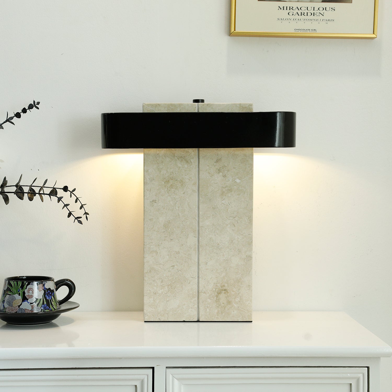 Bastion Marble Table Lamp - Blowlighting