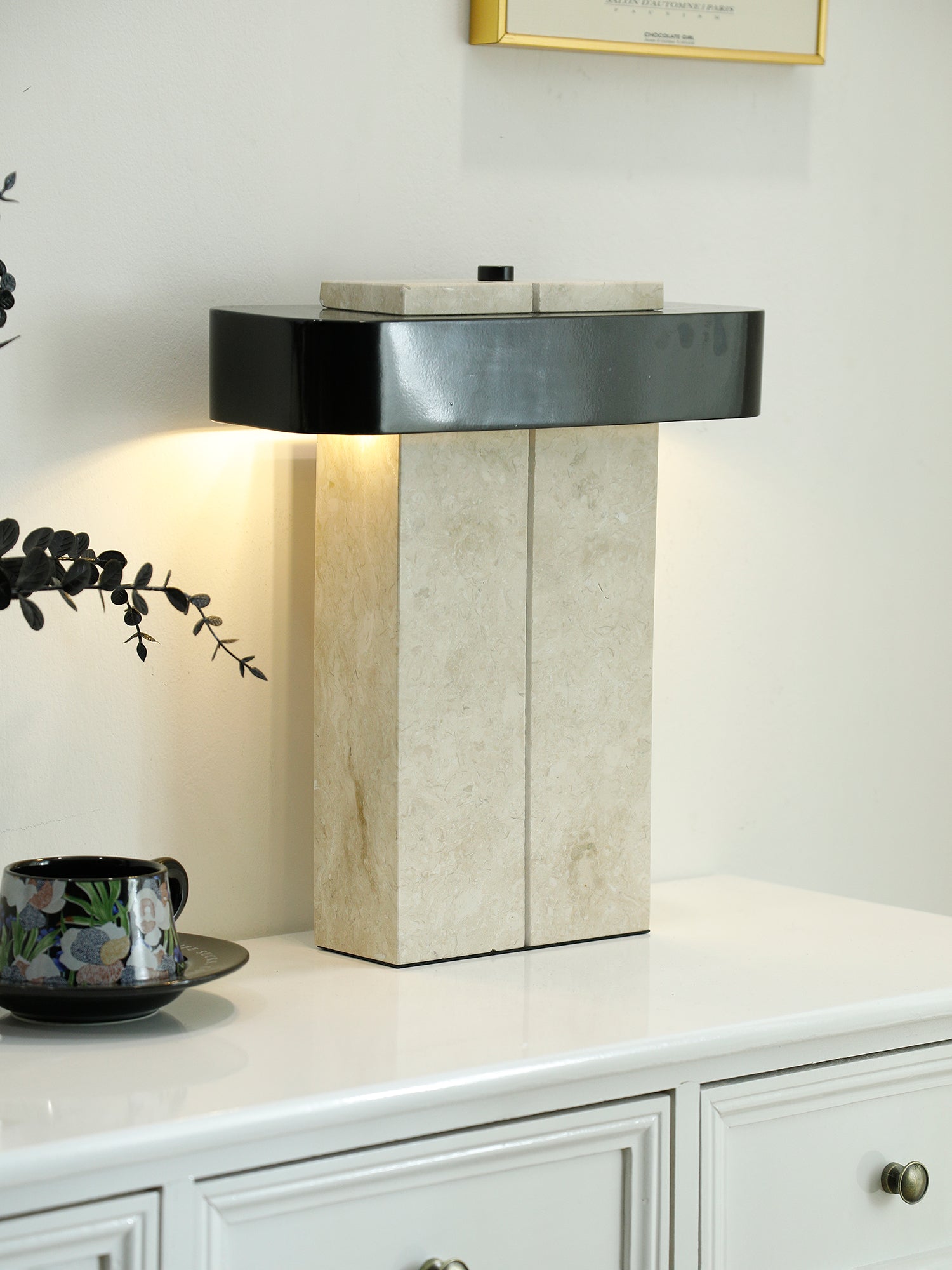 Bastion Marble Table Lamp - Blowlighting
