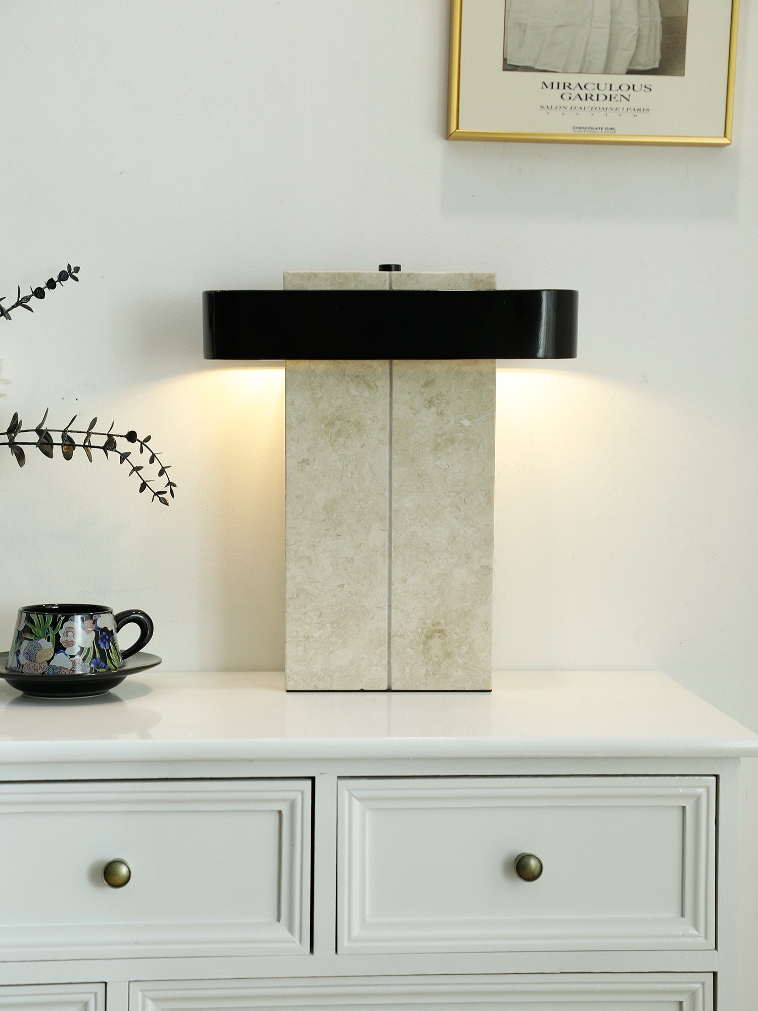 Bastion Marble Table Lamp - Blowlighting
