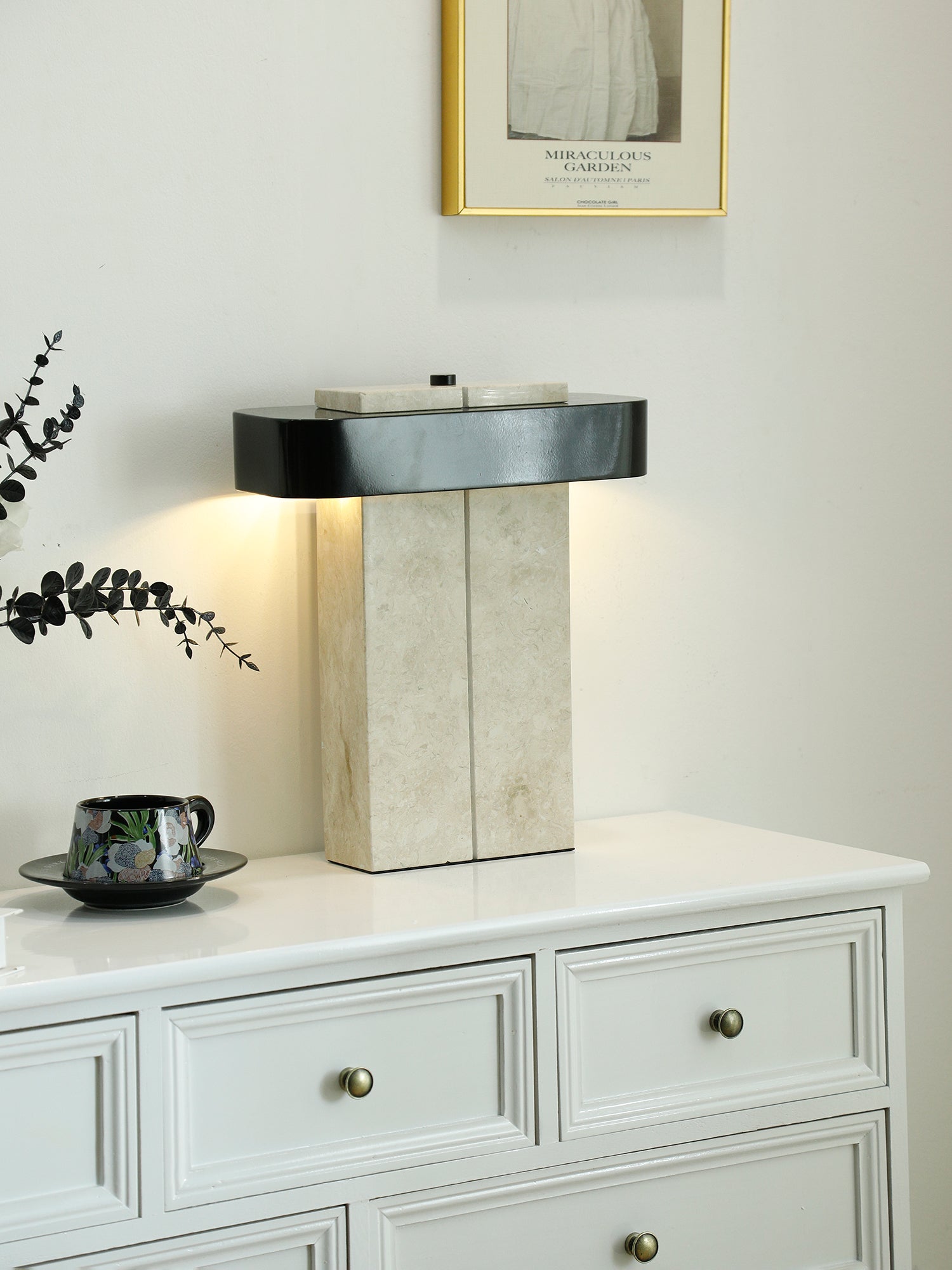 Bastion Marble Table Lamp - Blowlighting