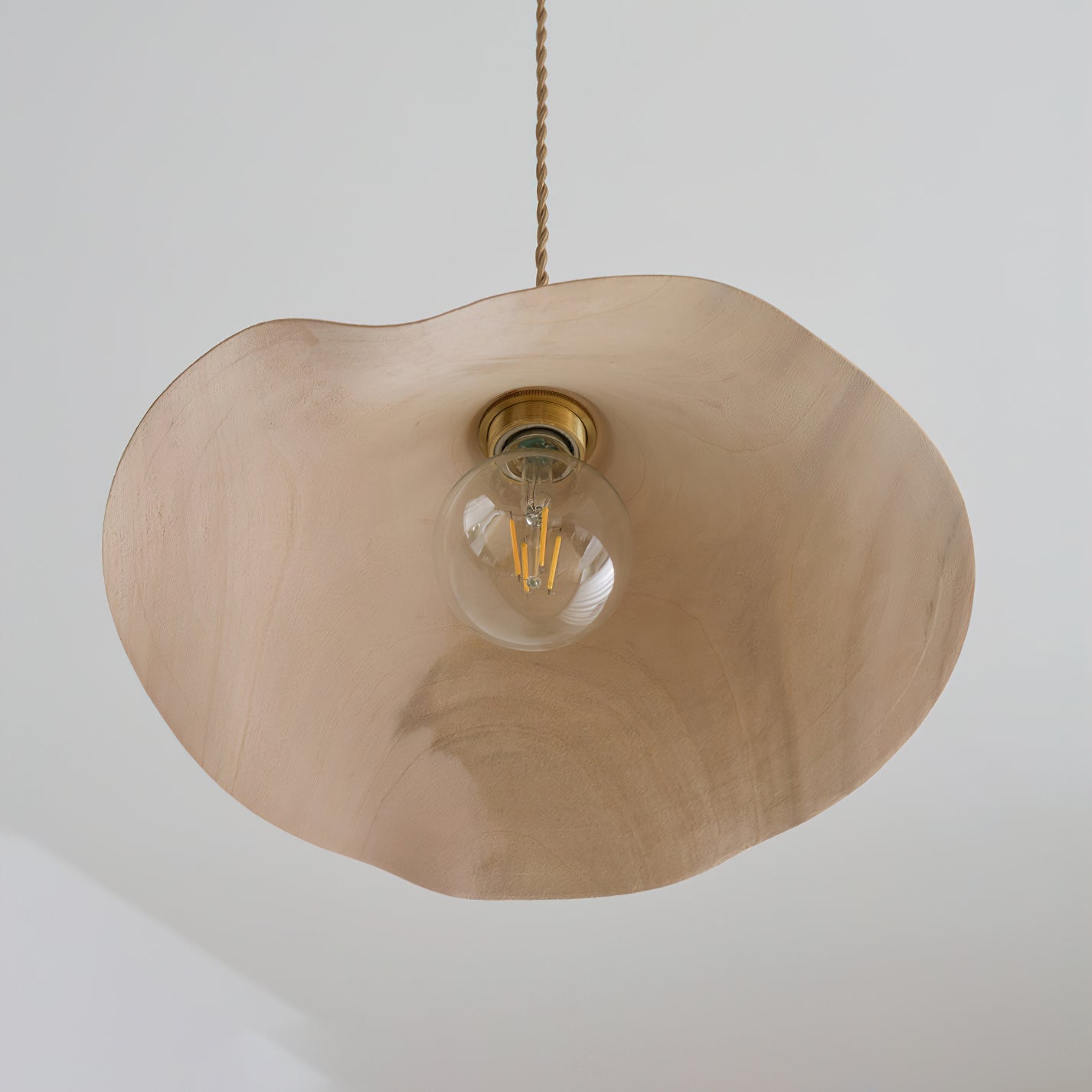 Baxter Minimalist Wood Pendant Light