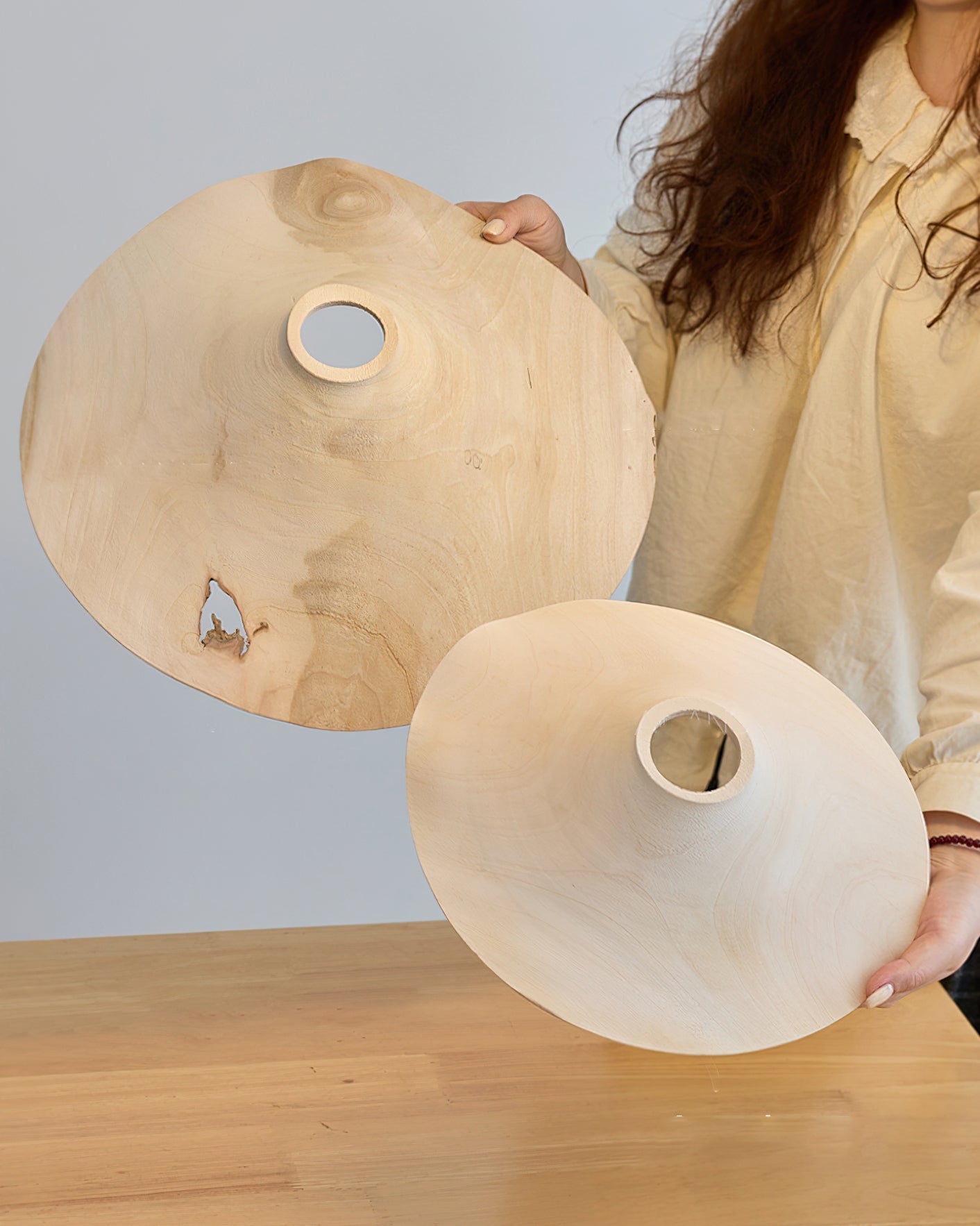 Baxter Minimalist Wood Pendant Light