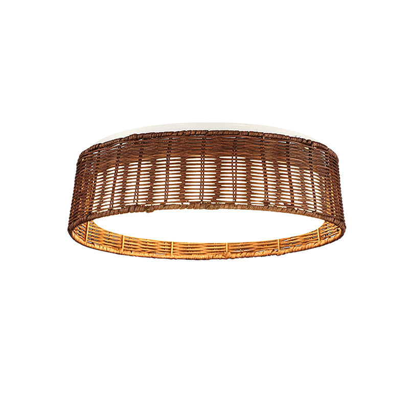 Bayou Wabi-Sabi Rattan Ceiling Light