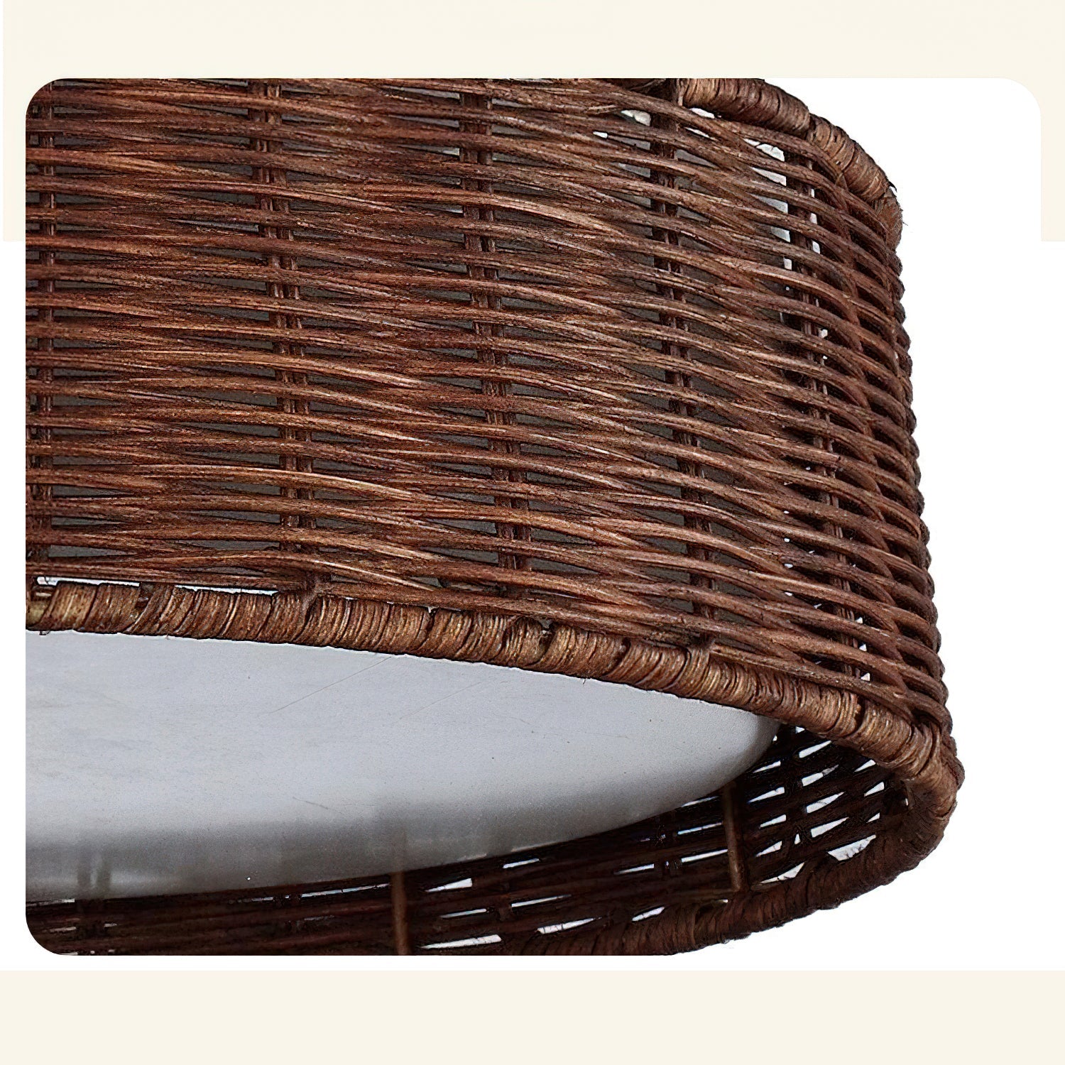 Bayou Wabi-Sabi Rattan Ceiling Light