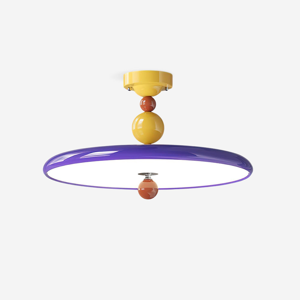 Cosma Pop Metal Disc Ceiling Lamp
