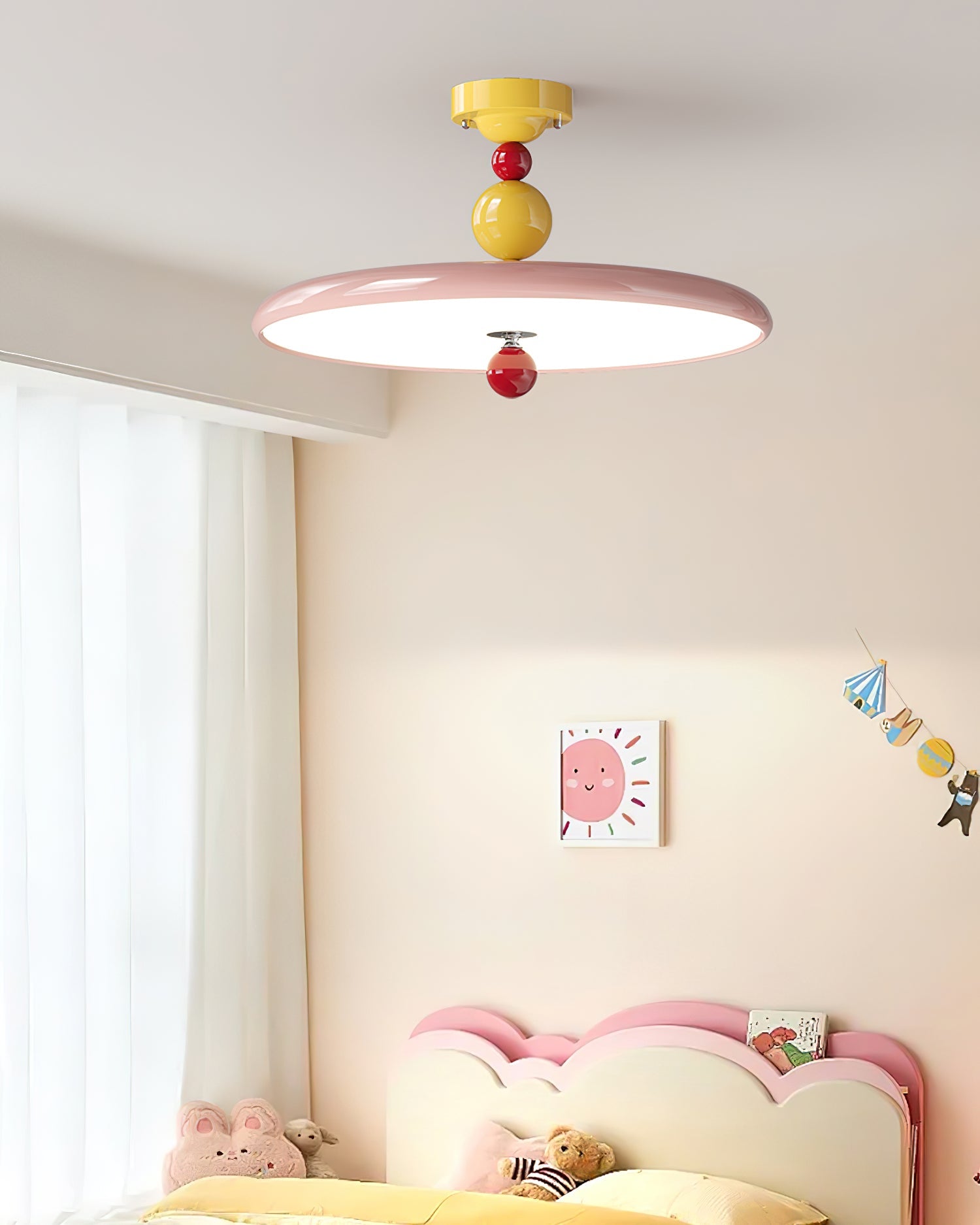 Cosma Pop Metal Disc Ceiling Lamp