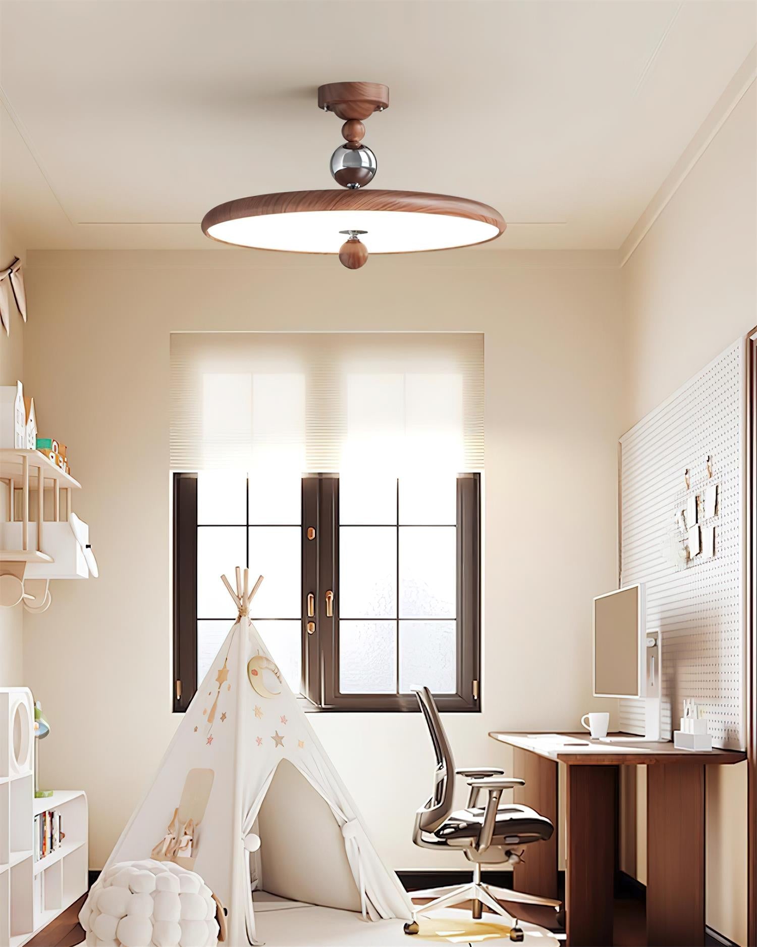 Cosma Pop Metal Disc Ceiling Lamp