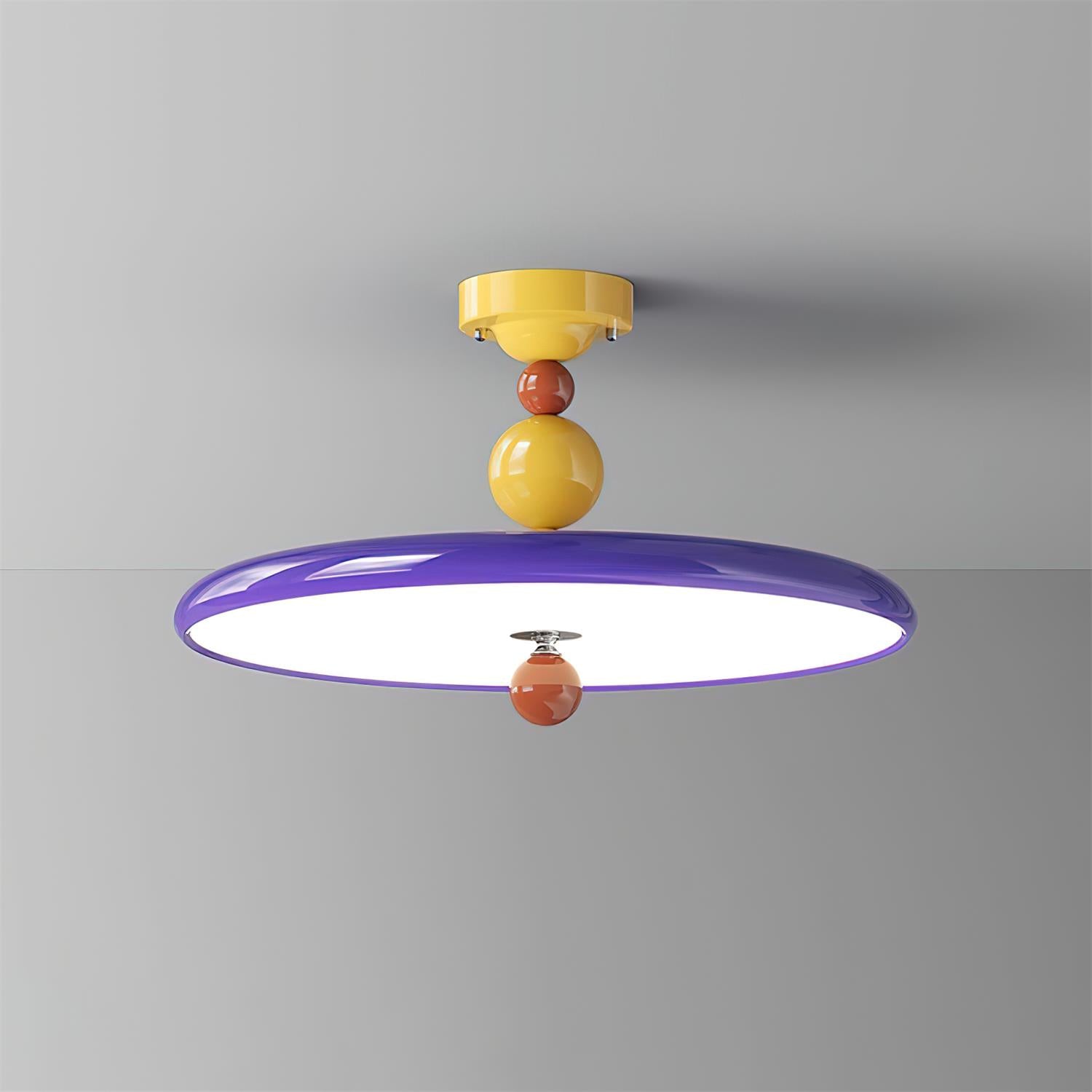 Cosma Pop Metal Disc Ceiling Lamp