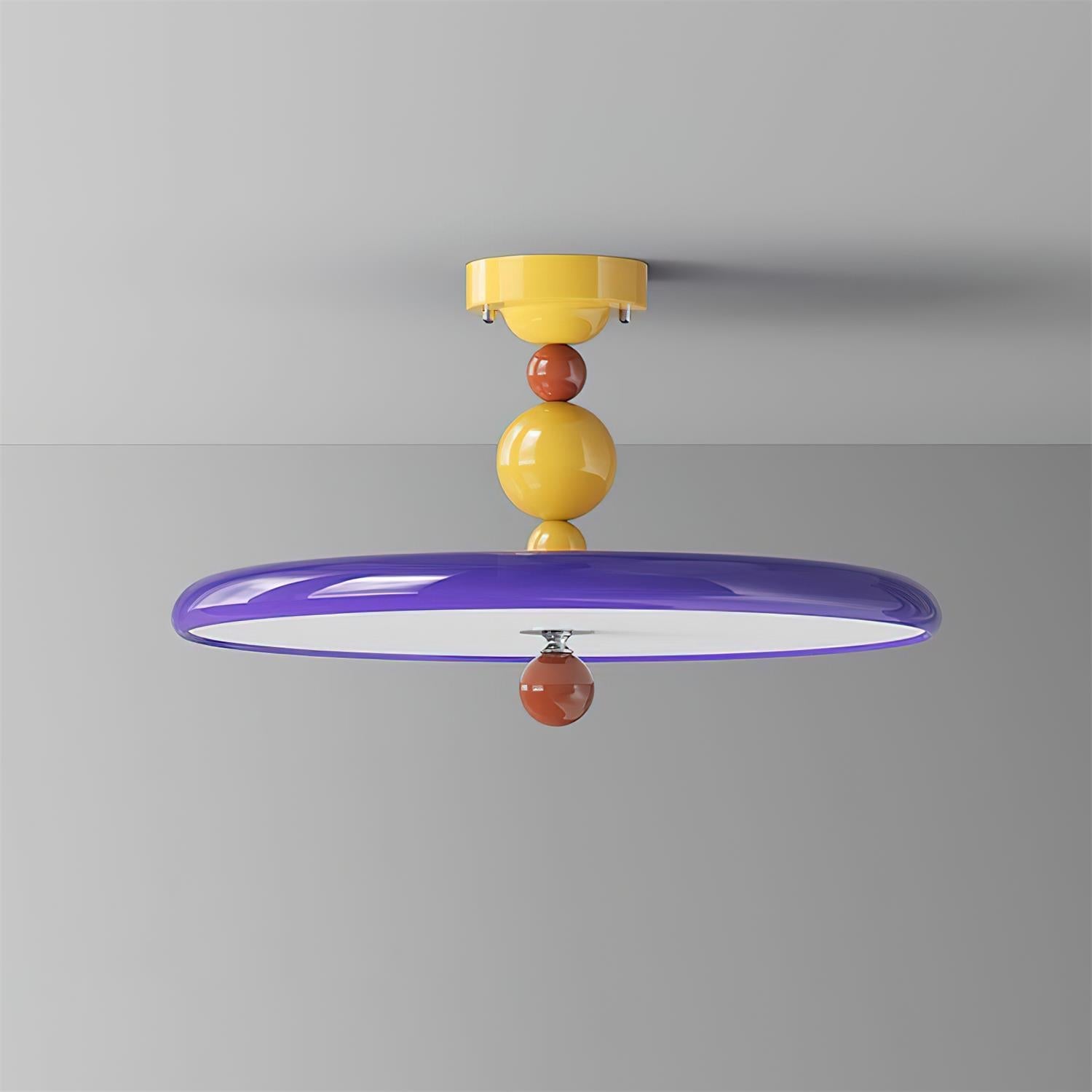 Cosma Pop Metal Disc Ceiling Lamp
