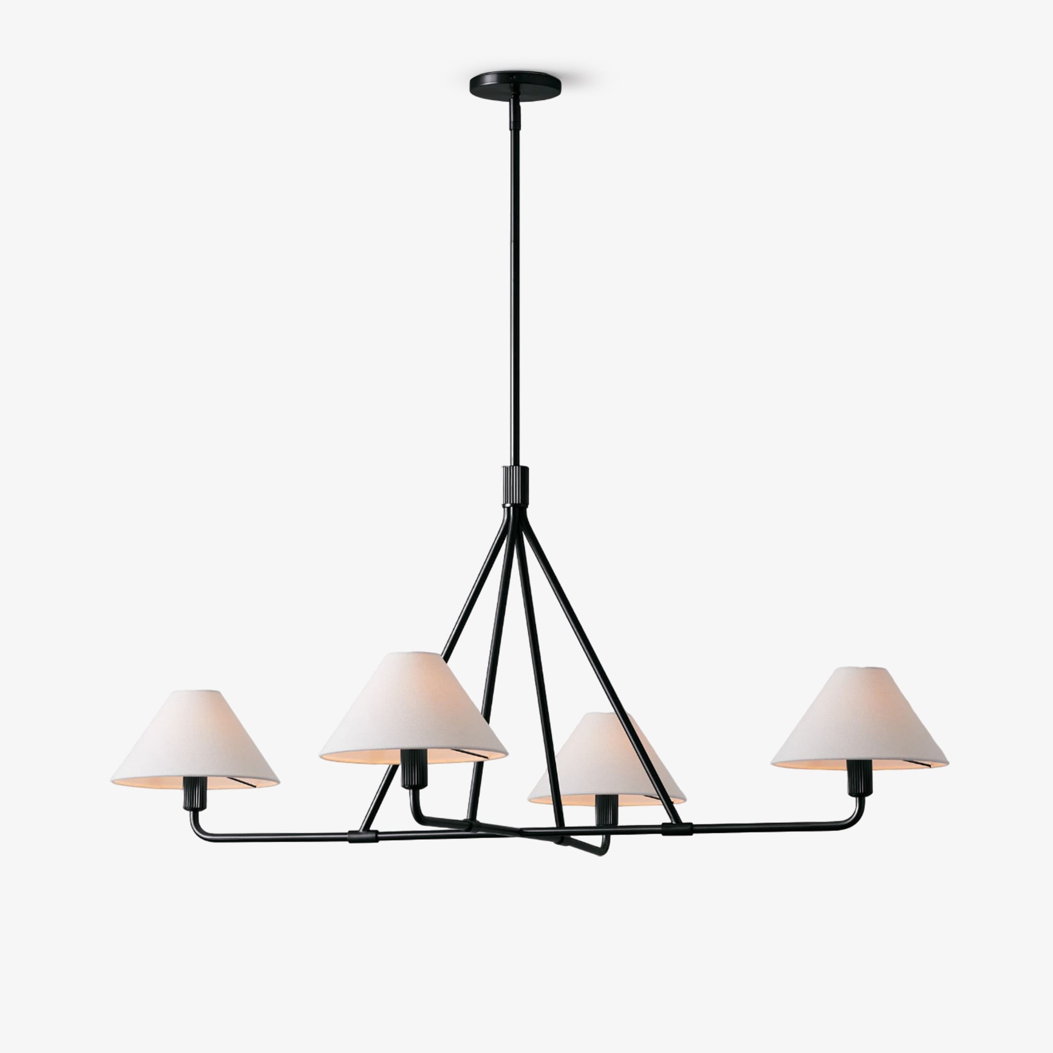 Aurora Chandelier Cone Shade Minimalist - Blowlighting