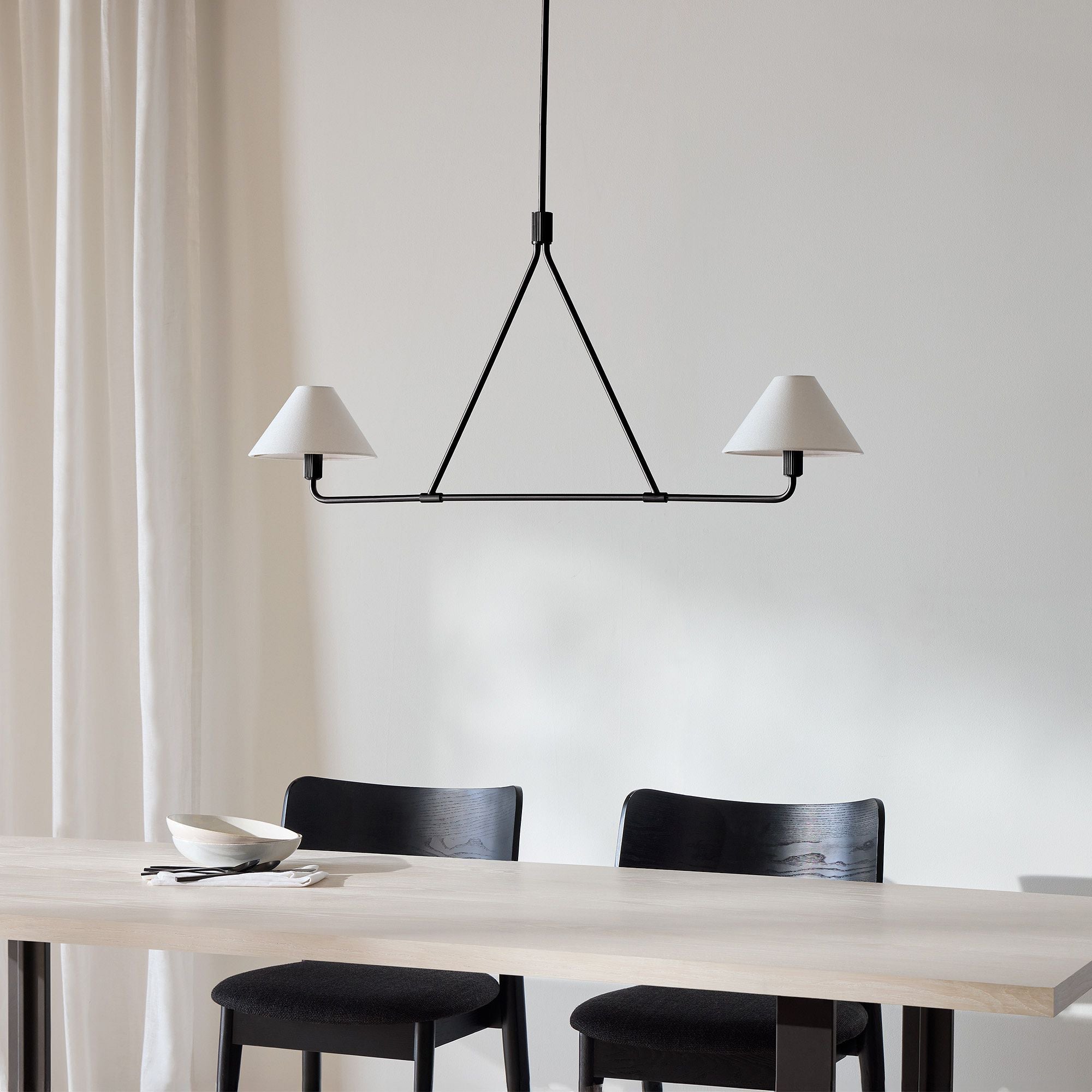 Aurora Chandelier Cone Shade Minimalist - Blowlighting