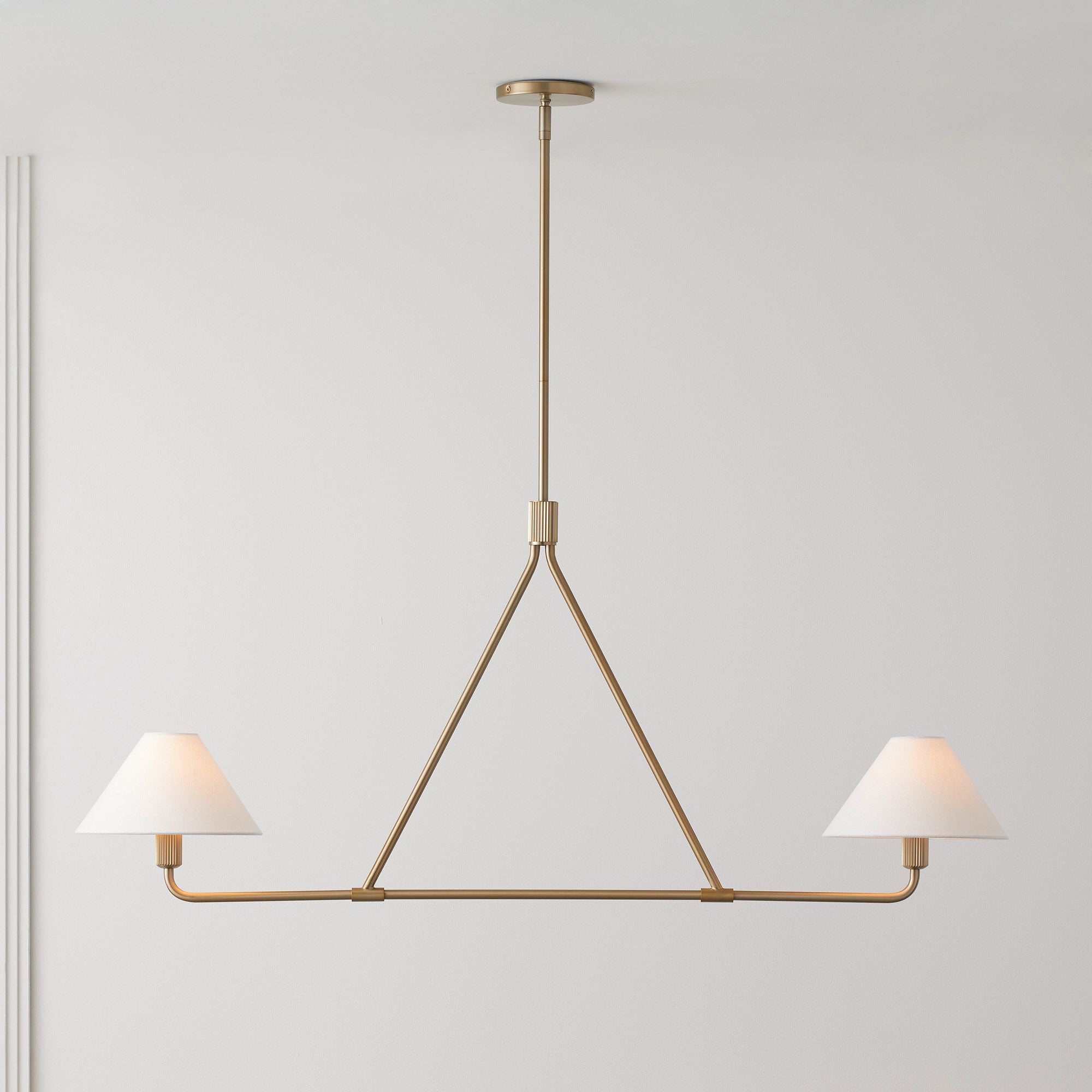 Aurora Chandelier Cone Shade Minimalist - Blowlighting