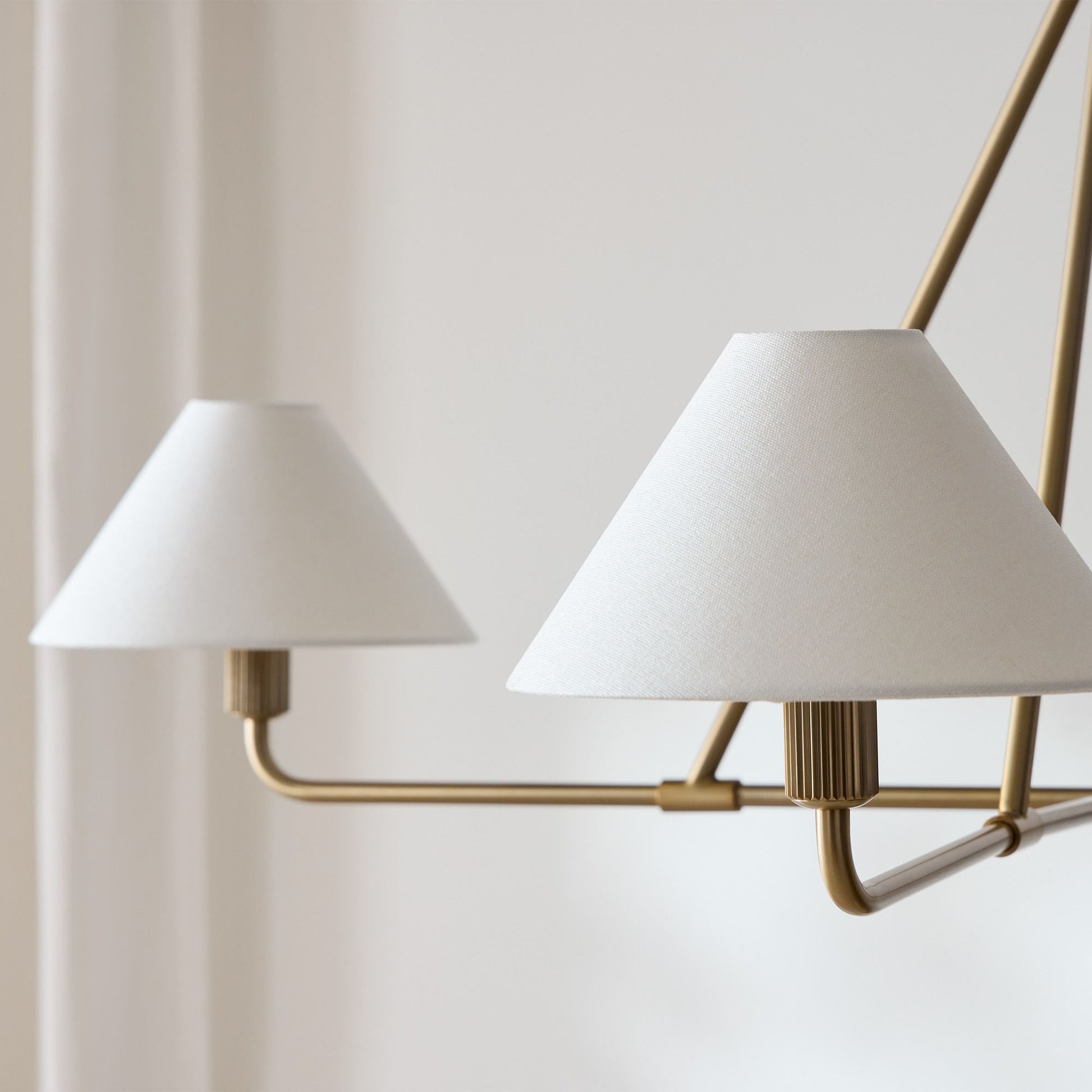 Aurora Chandelier Cone Shade Minimalist - Blowlighting