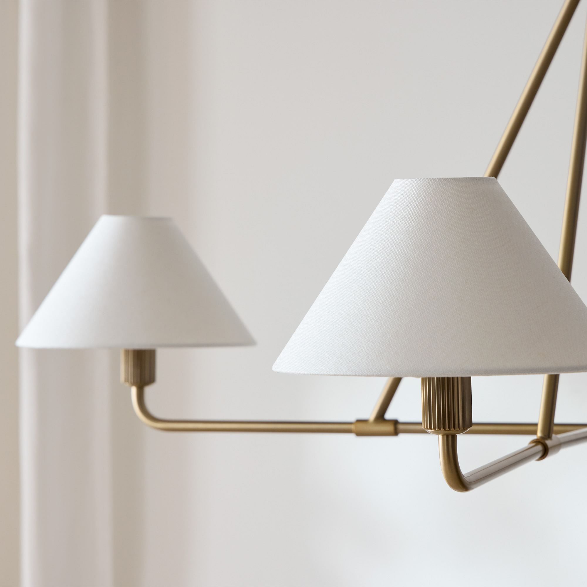 Aurora Chandelier Cone Shade Minimalist - Blowlighting