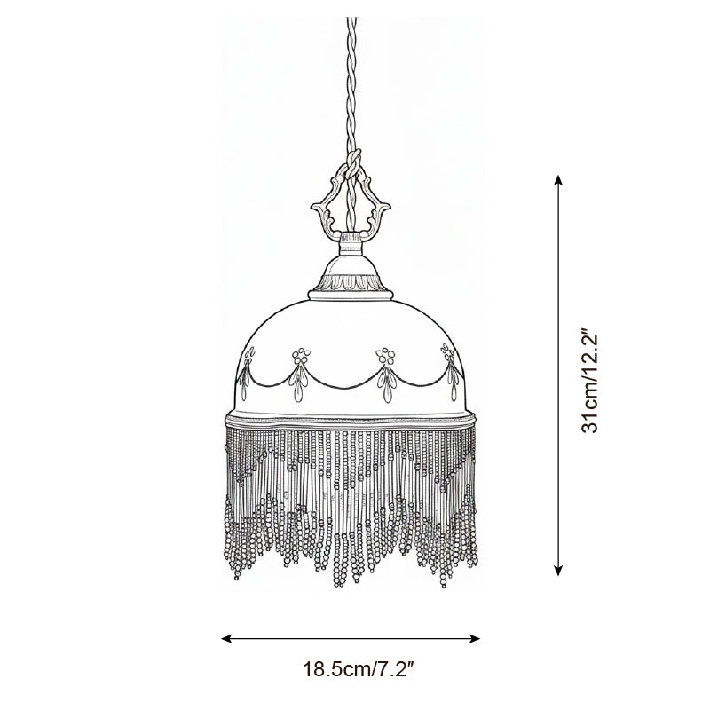 Beaudine Romantic Ceramic Pendant Lamp