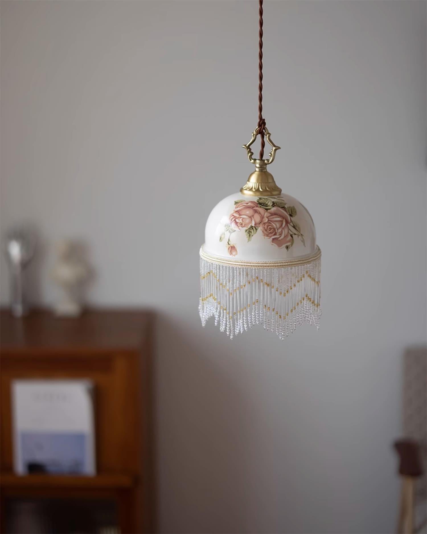 Beaudine Romantic Ceramic Pendant Lamp