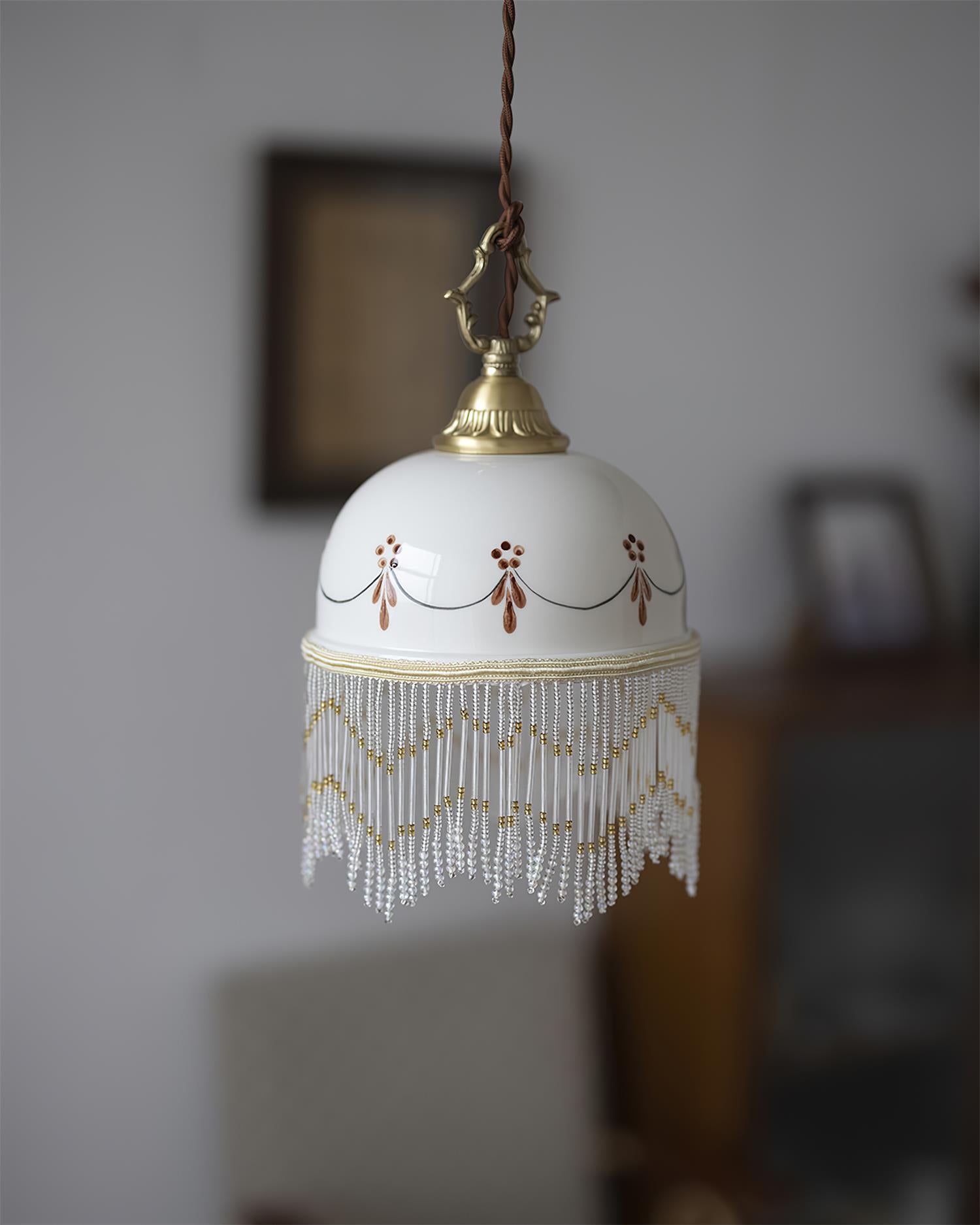 Beaudine Romantic Ceramic Pendant Lamp
