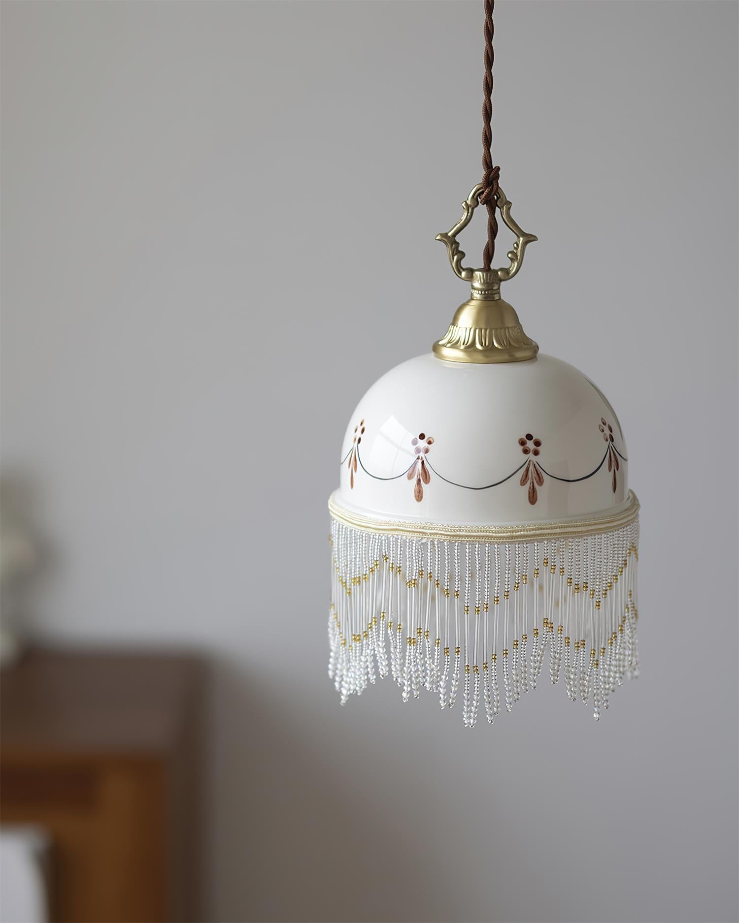 Beaudine Romantic Ceramic Pendant Lamp