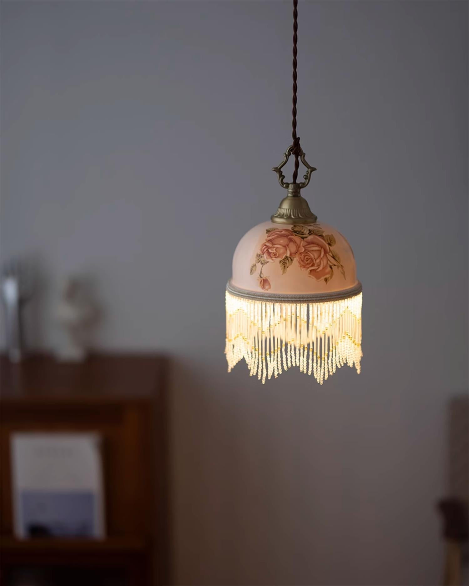 Beaudine Romantic Ceramic Pendant Lamp