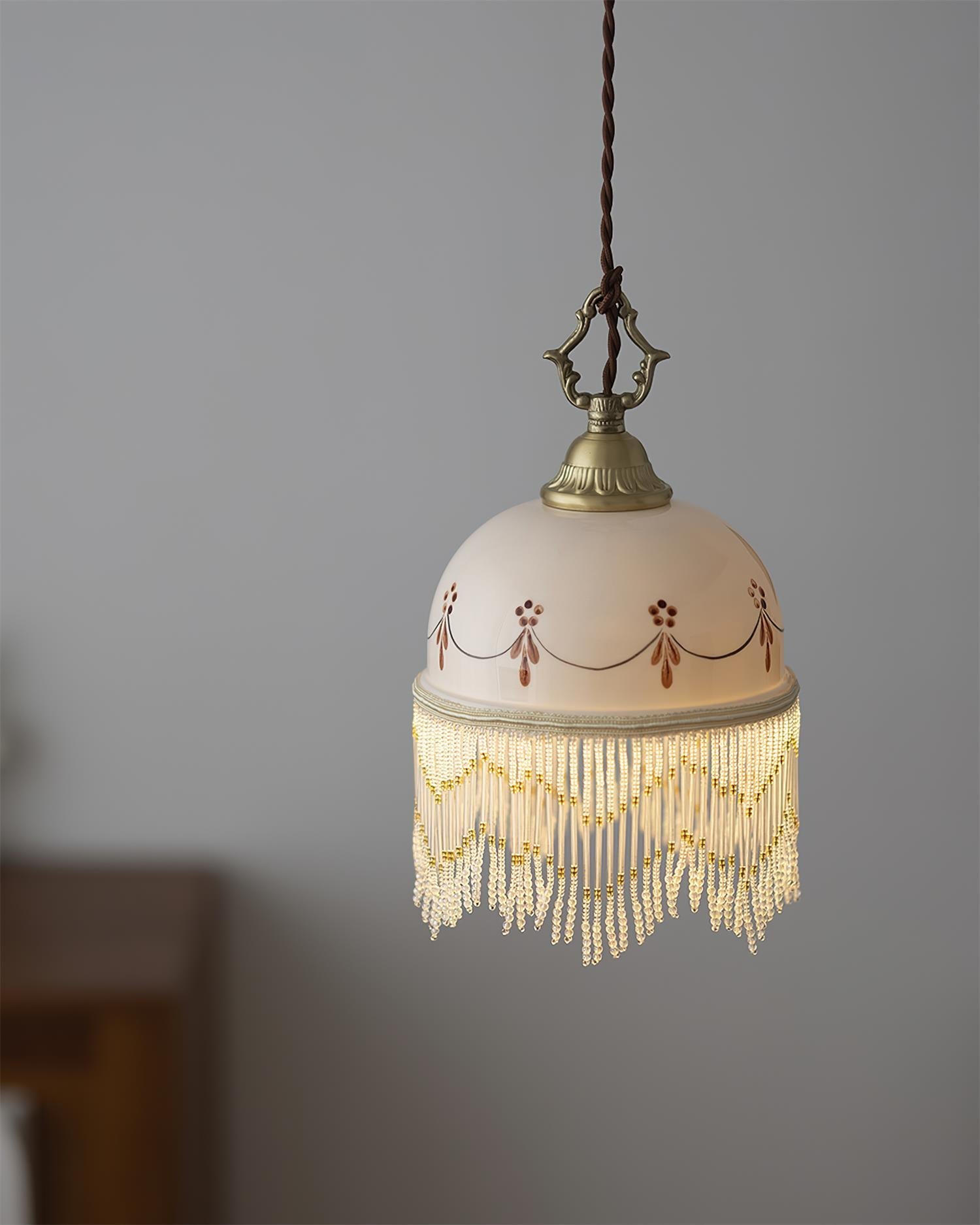 Beaudine Romantic Ceramic Pendant Lamp