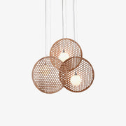 Aurora Chandelier Wooden Plate - Blowlighting