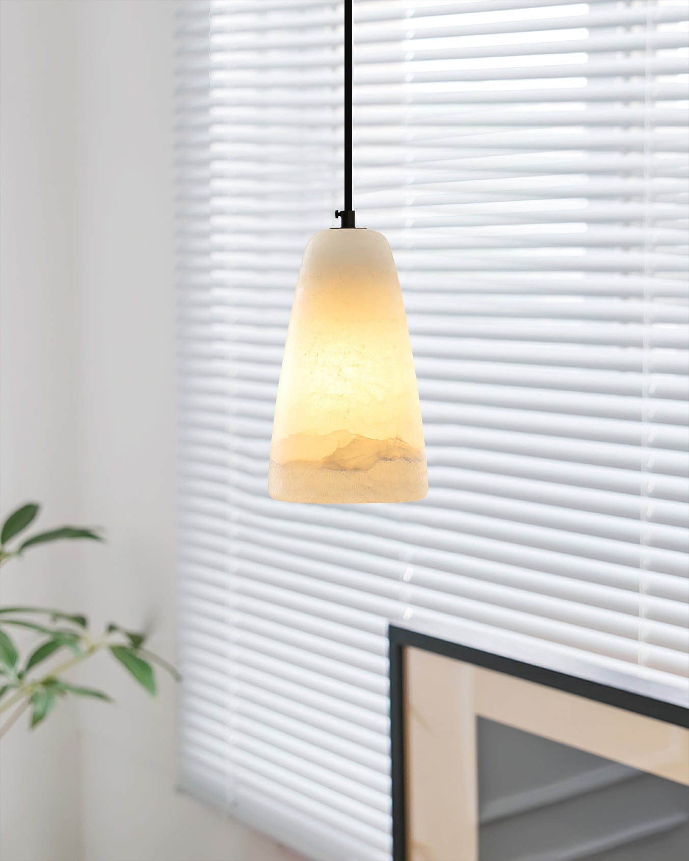 Belfry Minimalist Alabaster Pendant Light